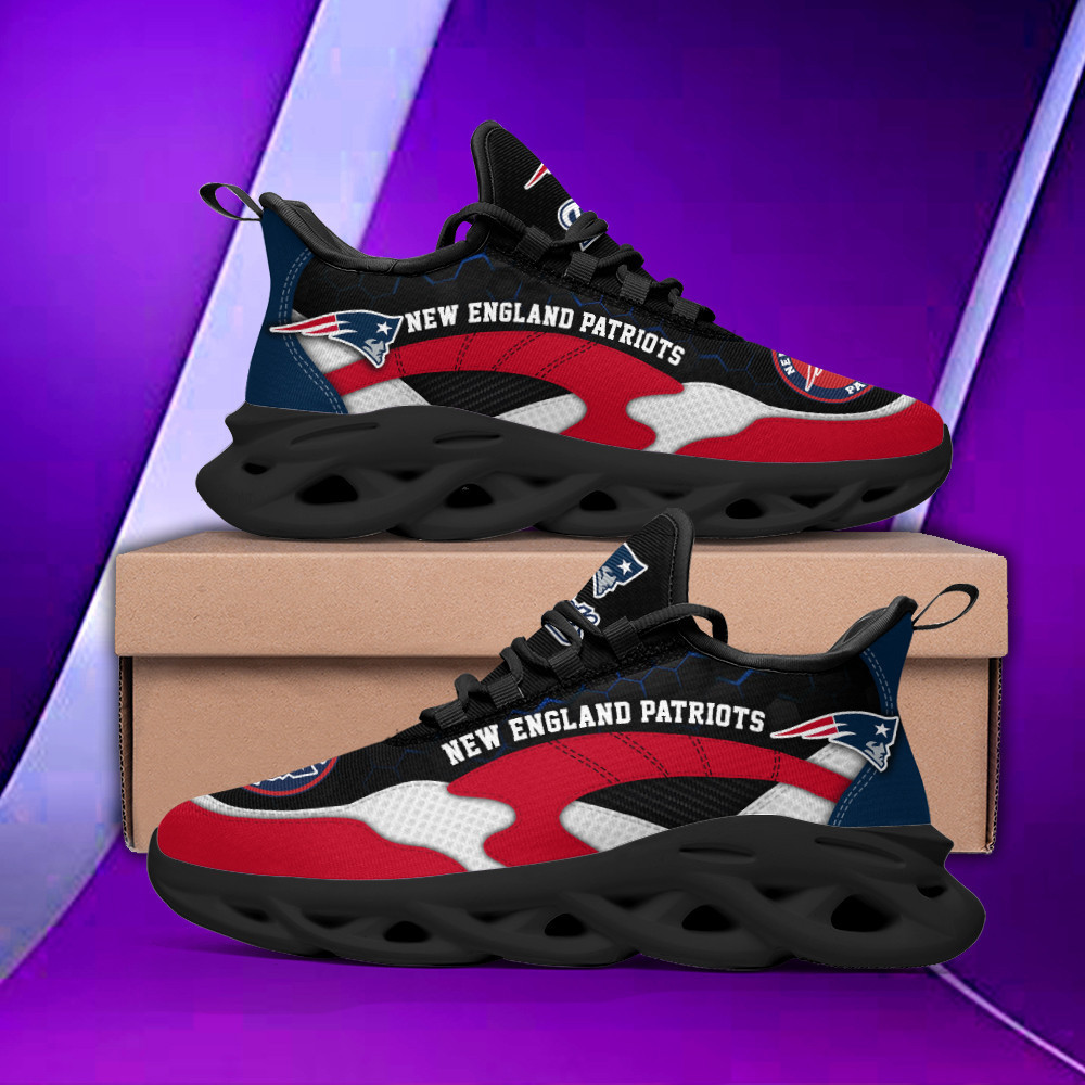 New England Patriots NFL Max Soul Shoes Sneakers For Men And Women