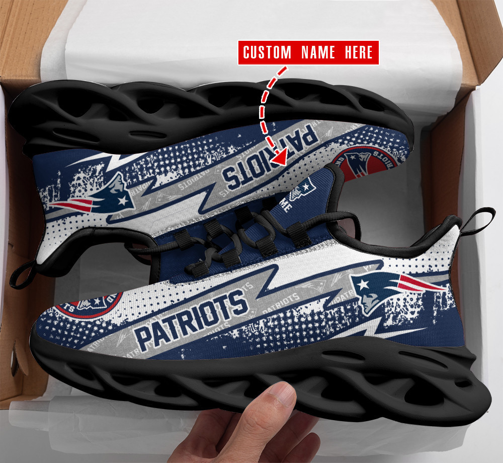 New England Patriots NFL Max Soul Shoes Sneakers For Men And Women