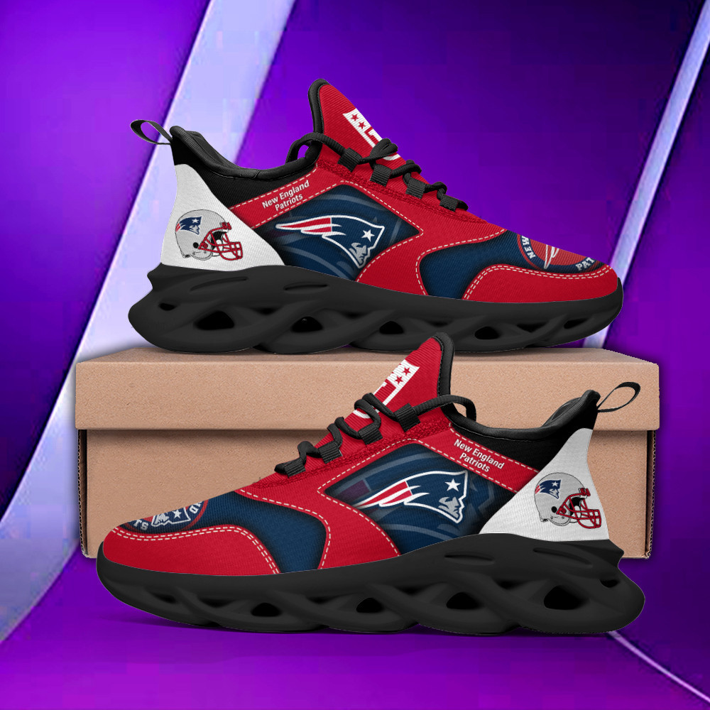 New England Patriots NFL Max Soul Shoes Sneakers For Men And Women