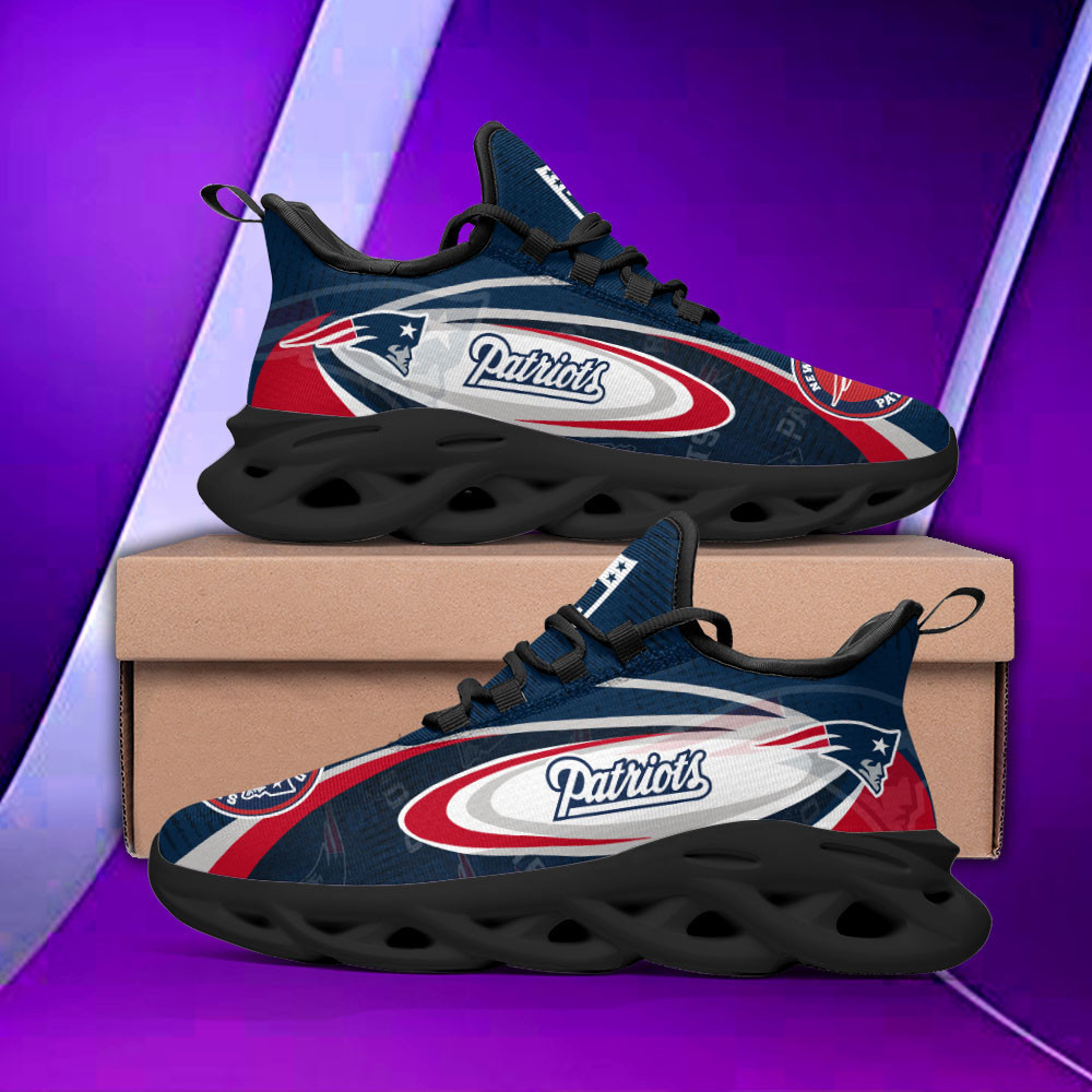 New England Patriots NFL Max Soul Shoes Sneakers For Men And Women