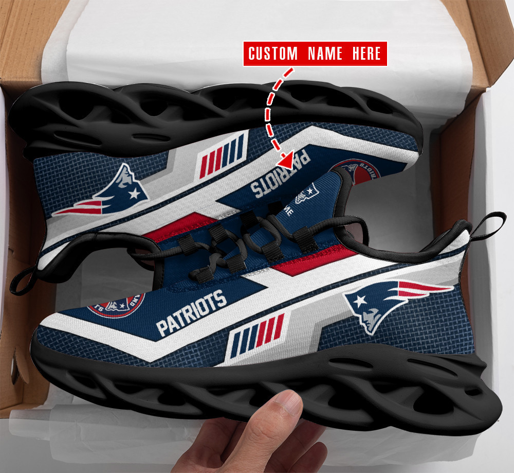 New England Patriots NFL Max Soul Shoes Sneakers For Men And Women