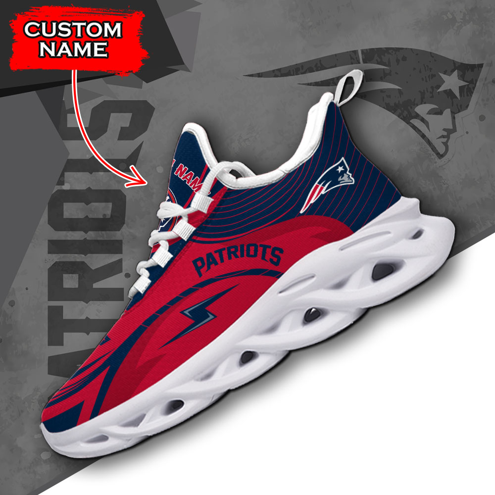 New England Patriots NFL Max Soul Shoes Sneakers For Men And Women