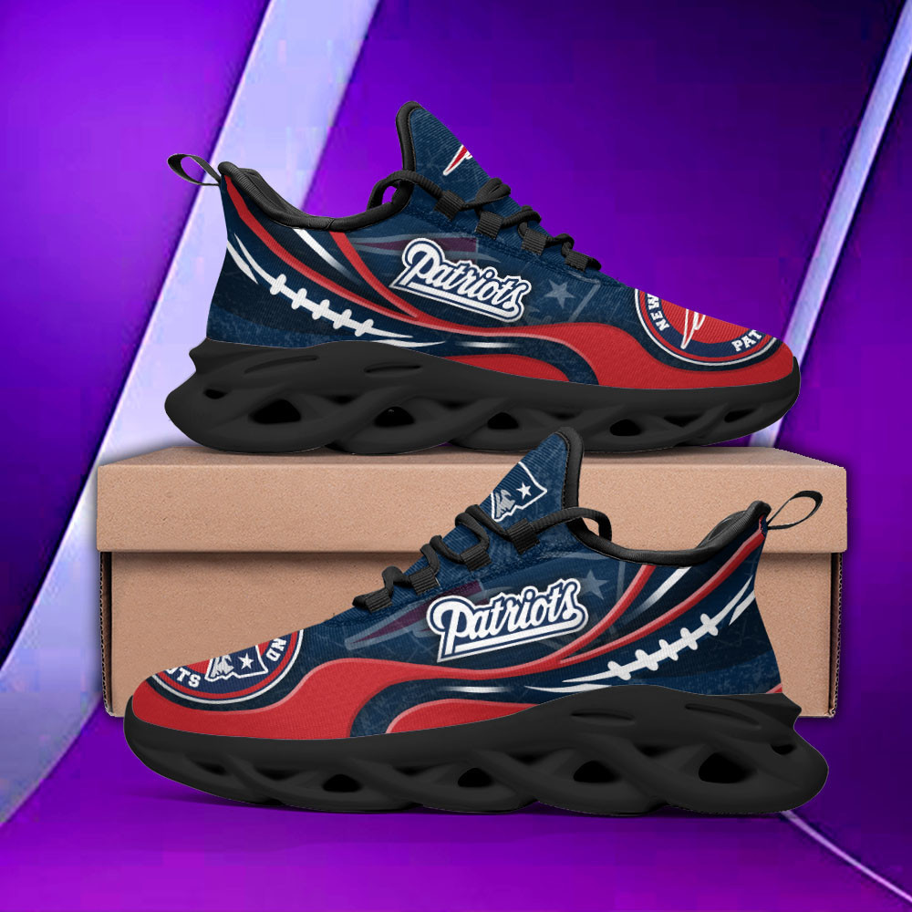 New England Patriots NFL Max Soul Shoes Sneakers For Men And Women