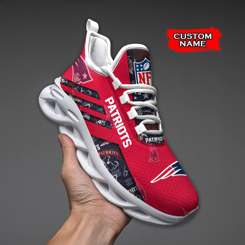 New England Patriots NFL Max Soul Shoes Sneakers For Men And Women