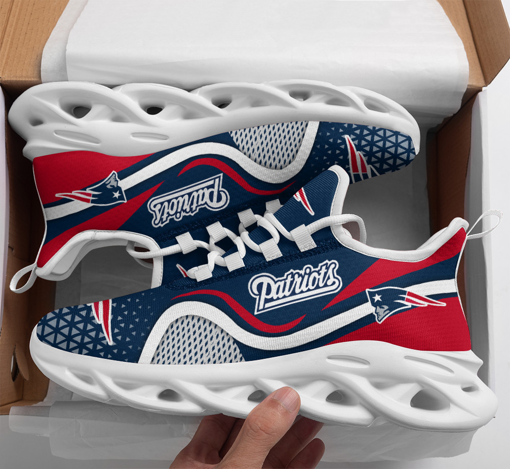 New England Patriots NFL Max Soul Shoes Sneakers For Men And Women