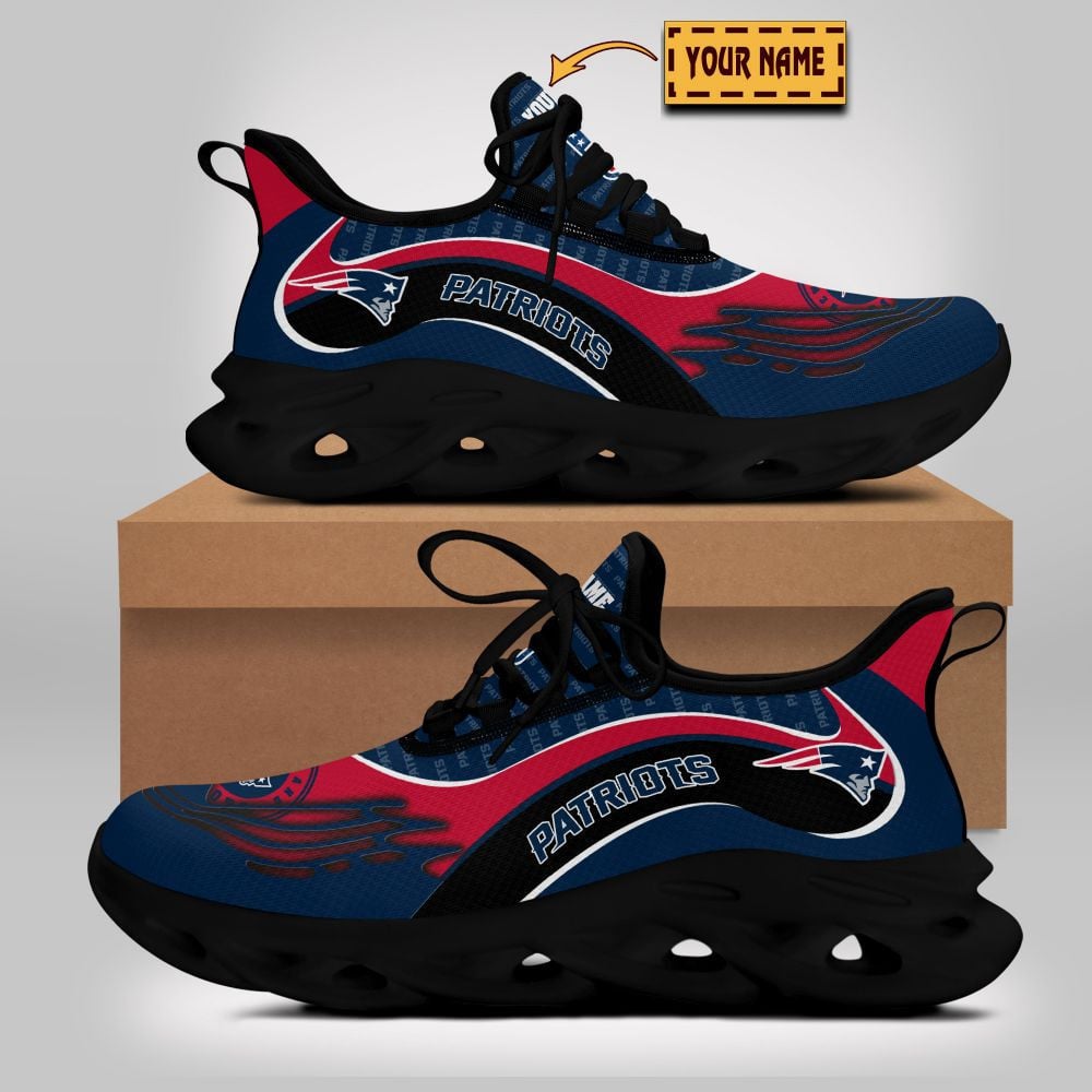 New England Patriots NFL Max Soul Shoes Sneakers For Men And Women