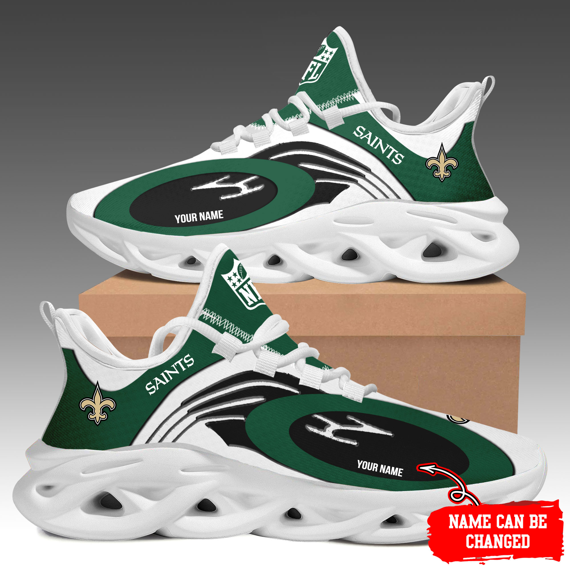 New Orleans Saints Max Soul Shoes Sneakers For Men And Women