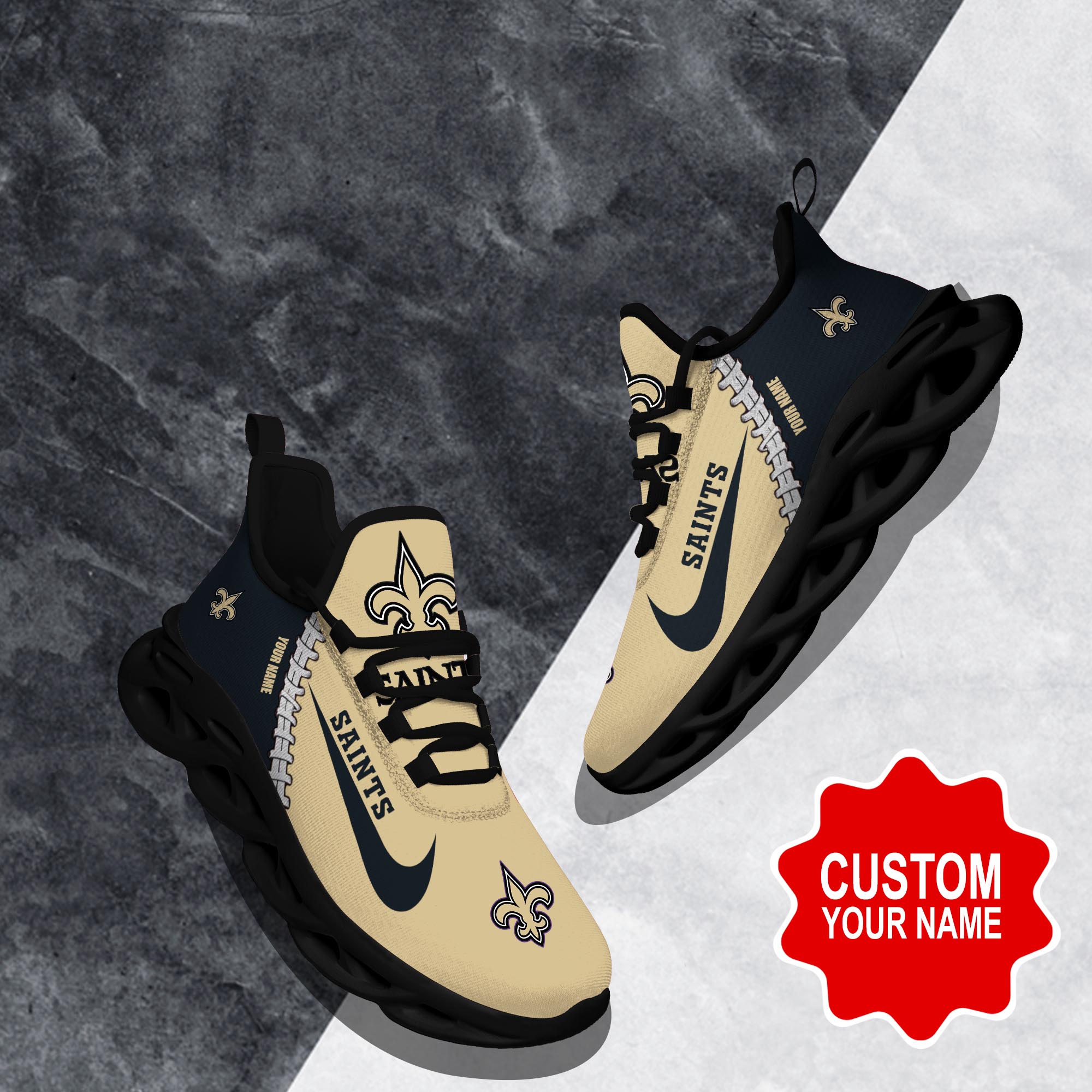 New Orleans Saints Max Soul Shoes Sneakers For Men And Women