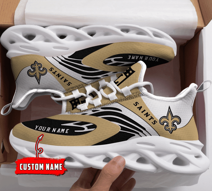 New Orleans Saints NFL Max Soul Shoes Sneakers For Men And Women