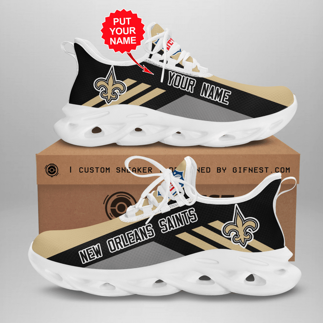 New Orleans Saints NFL Max Soul Shoes Sneakers For Men And Women