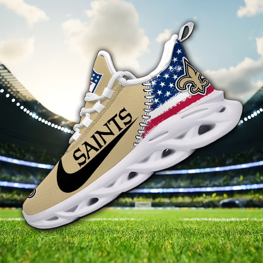 New Orleans Saints NFL Max Soul Shoes Sneakers For Men And Women