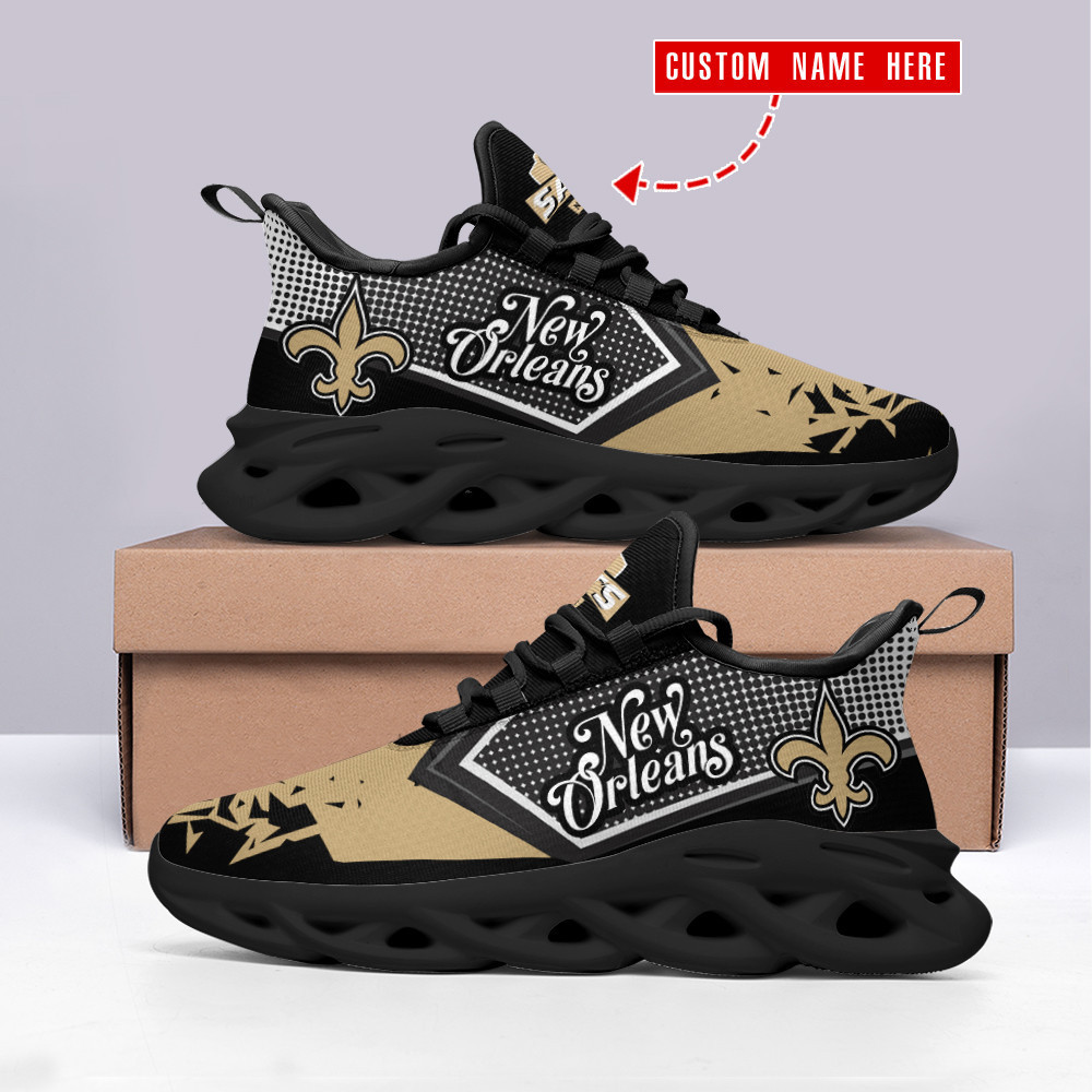 New Orleans Saints NFL Max Soul Shoes Sneakers For Men And Women