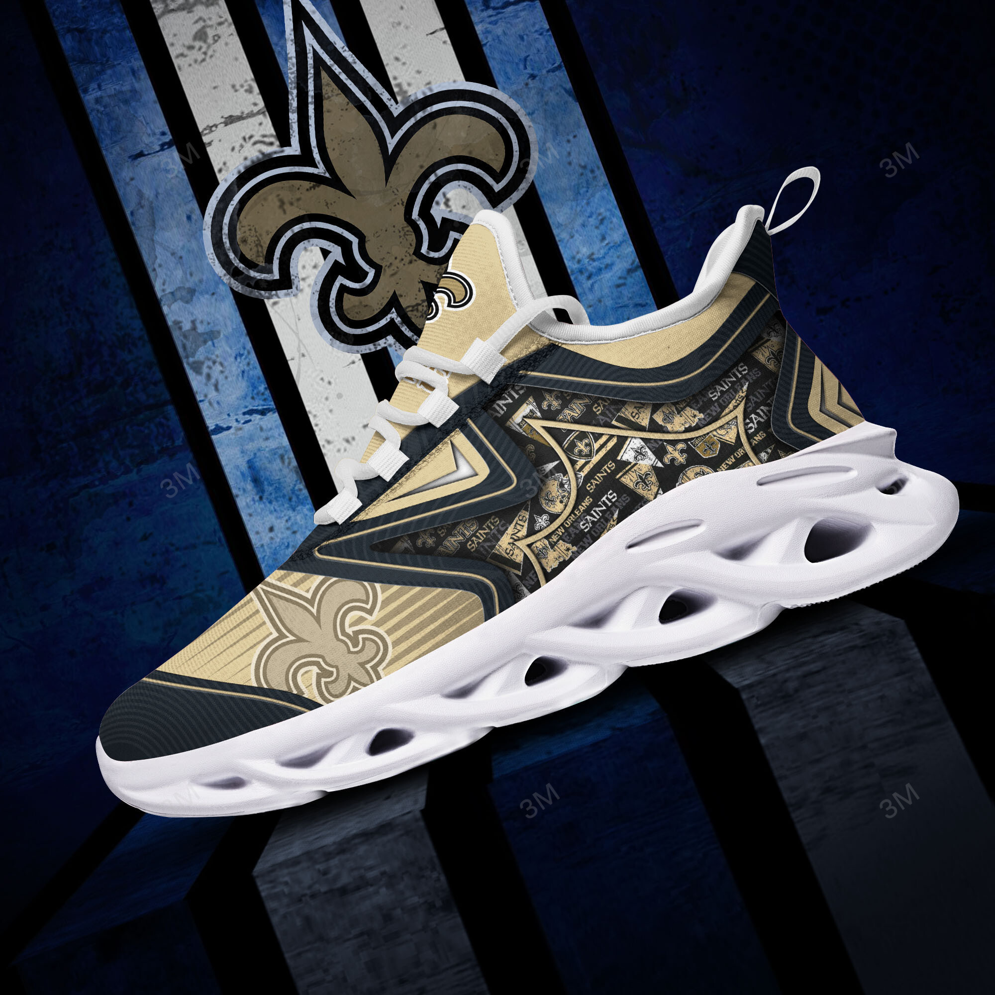 New Orleans Saints NFL Max Soul Shoes Sneakers For Men And Women