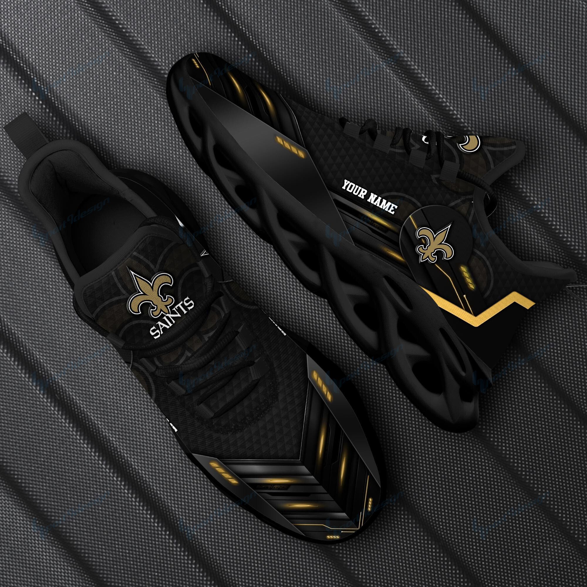 New Orleans Saints NFL Max Soul Shoes Sneakers For Men And Women