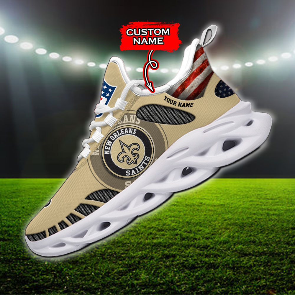 New Orleans Saints NFL Max Soul Shoes Sneakers For Men And Women