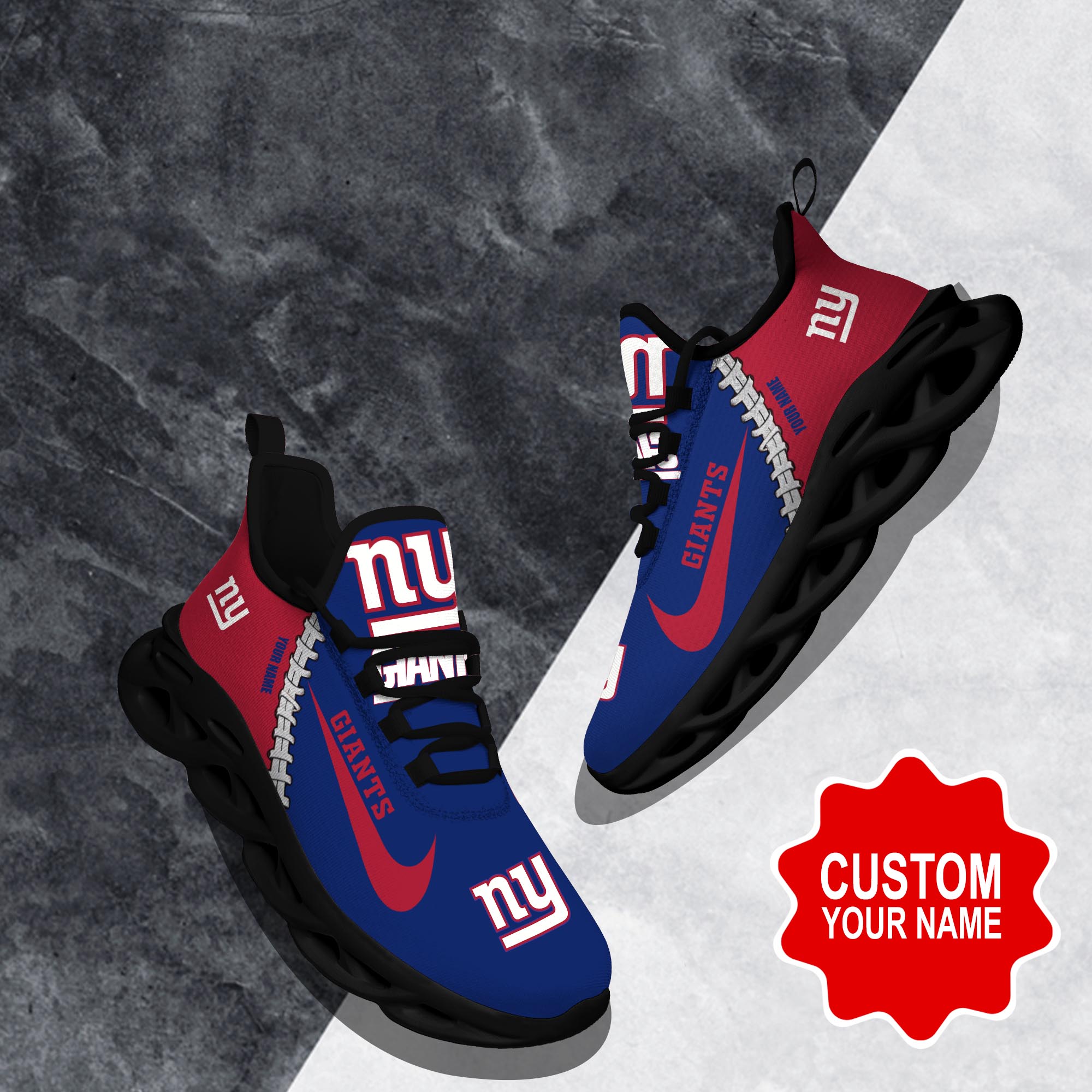 New York Giants Max Soul Shoes Sneakers For Men And Women