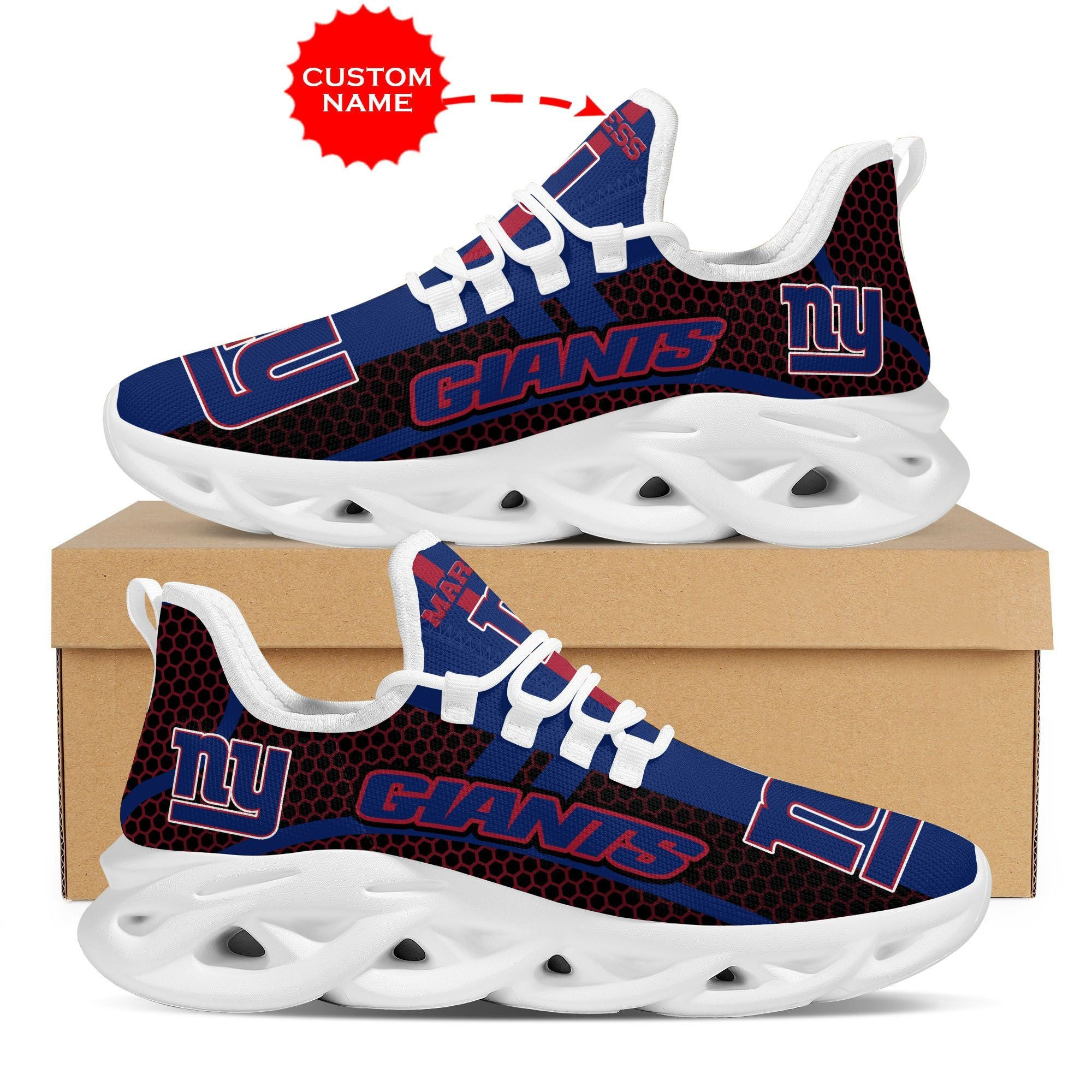 New York Giants Max Soul Shoes Sneakers For Men And Women