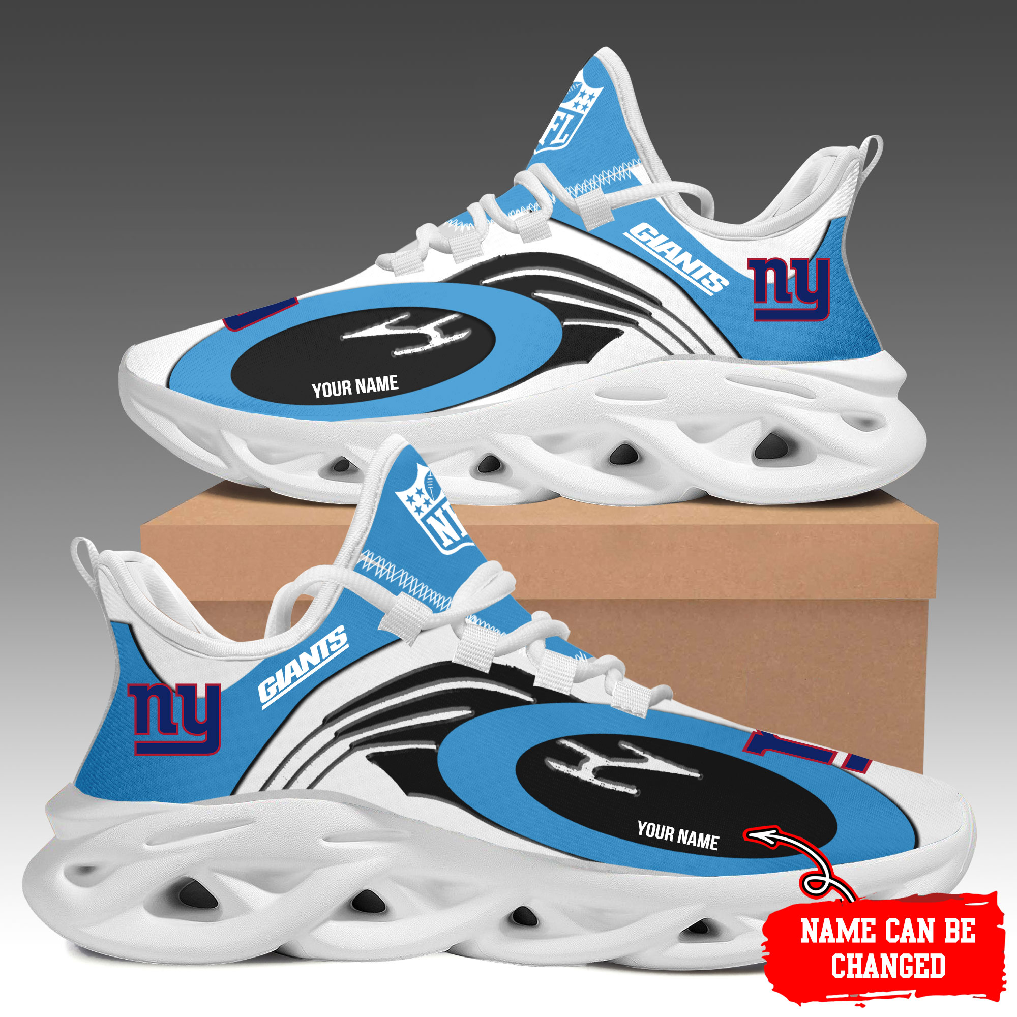 New York Giants Max Soul Shoes Sneakers For Men And Women