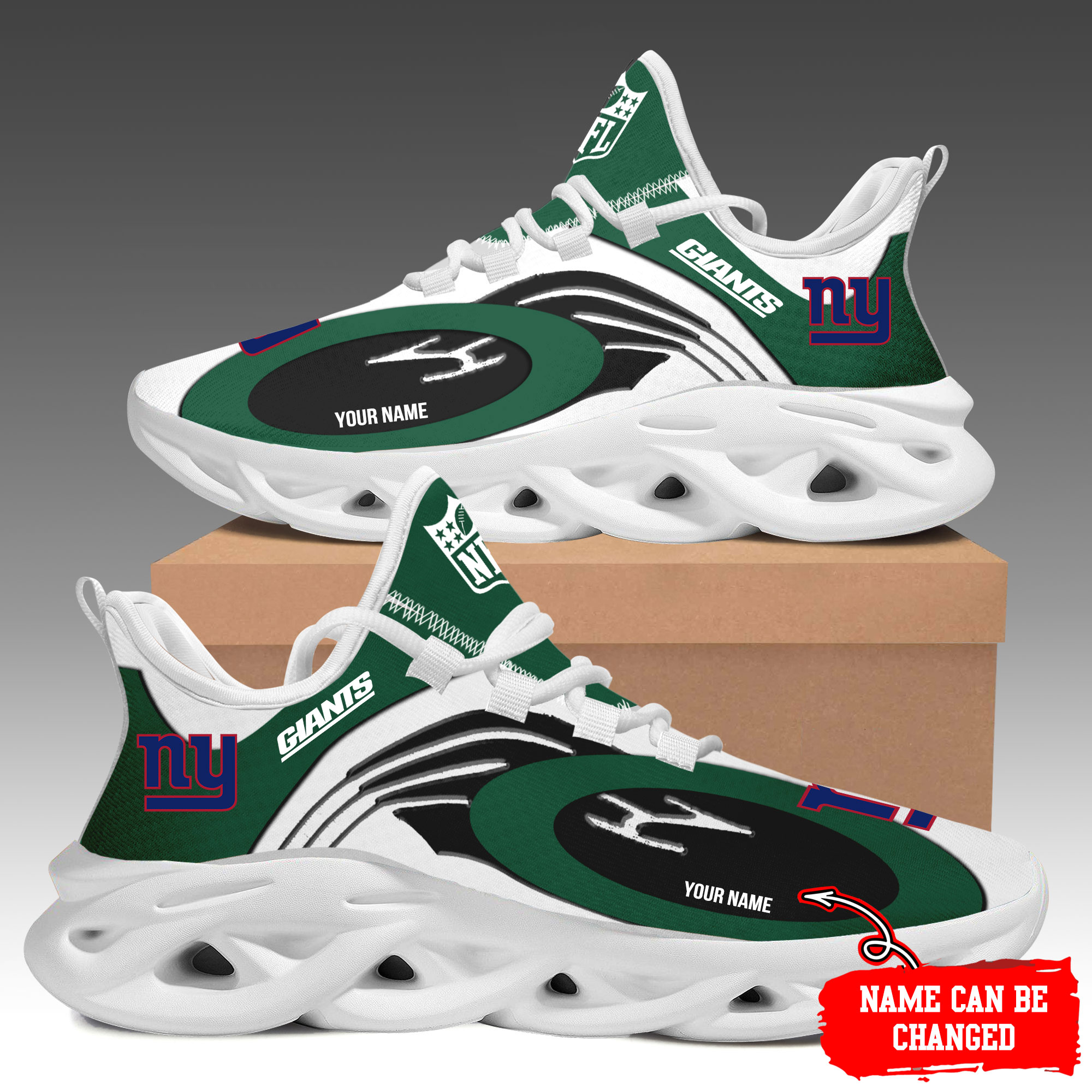 New York Giants Max Soul Shoes Sneakers For Men And Women