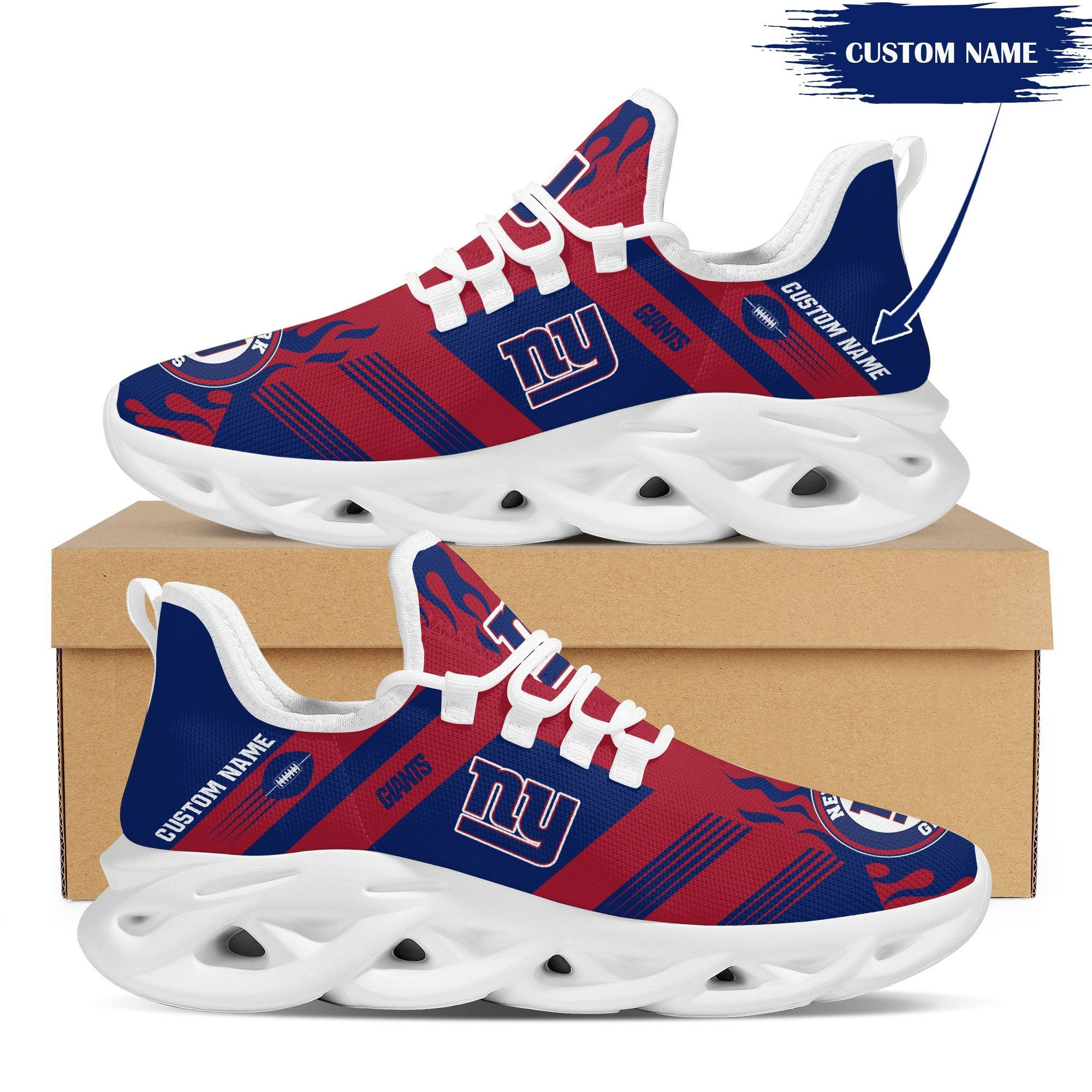 New York Giants NFL Max Soul Shoes Sneakers For Men And Women