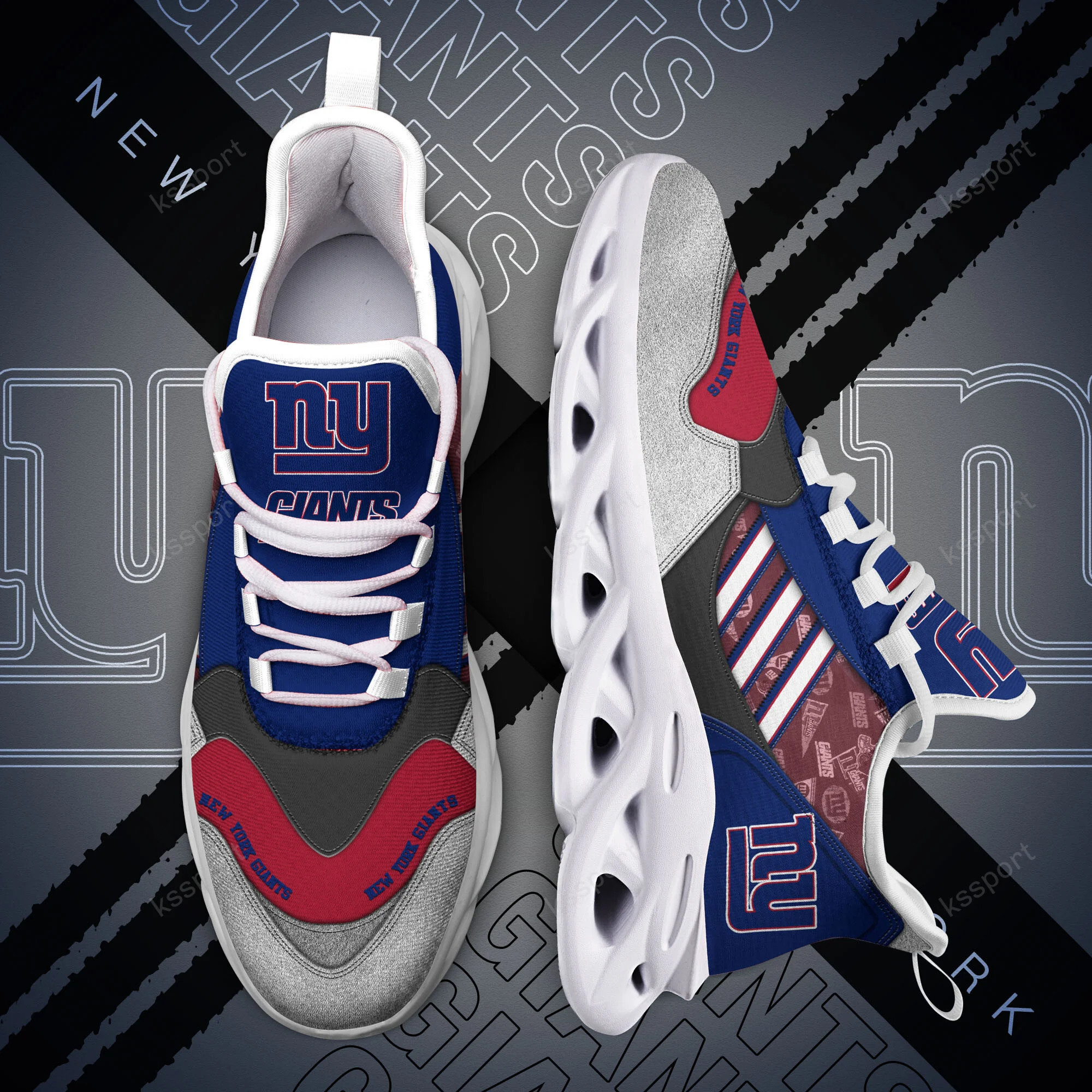 New York Giants NFL Max Soul Shoes Sneakers For Men And Women