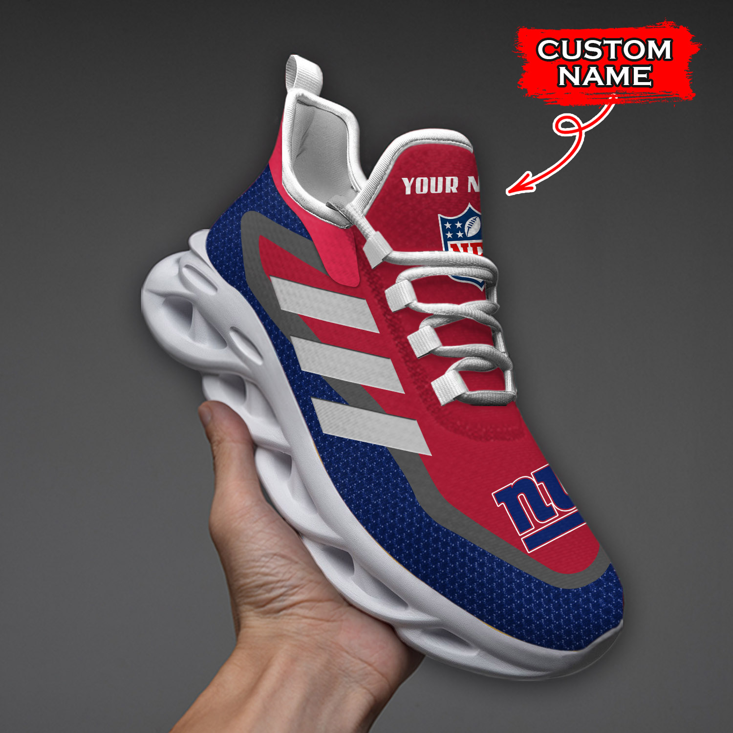 New York Giants NFL Max Soul Shoes Sneakers For Men And Women