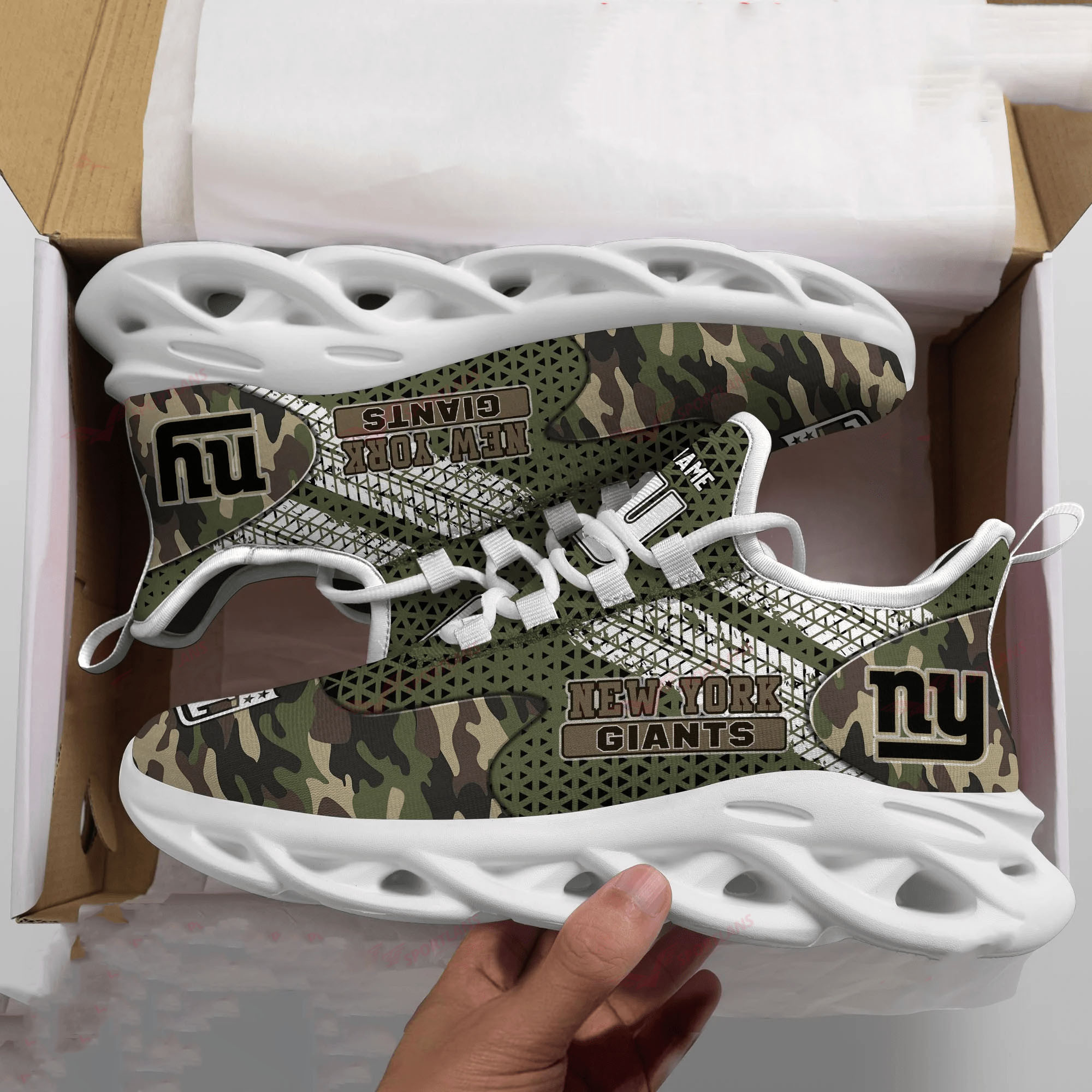 New York Giants NFL Max Soul Shoes Sneakers For Men And Women
