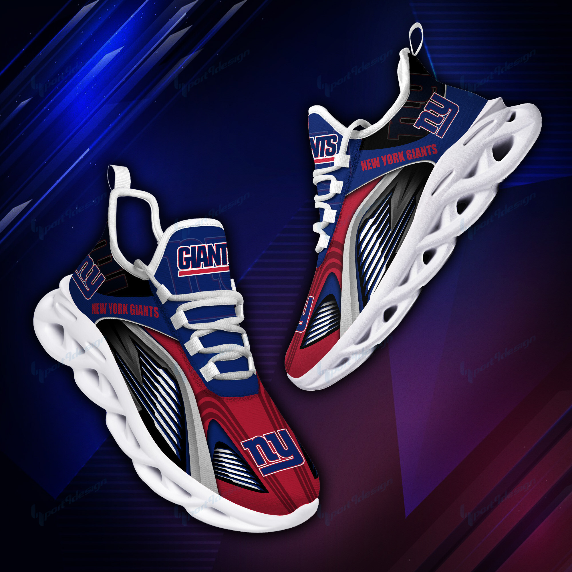 New York Giants NFL Max Soul Shoes Sneakers For Men And Women
