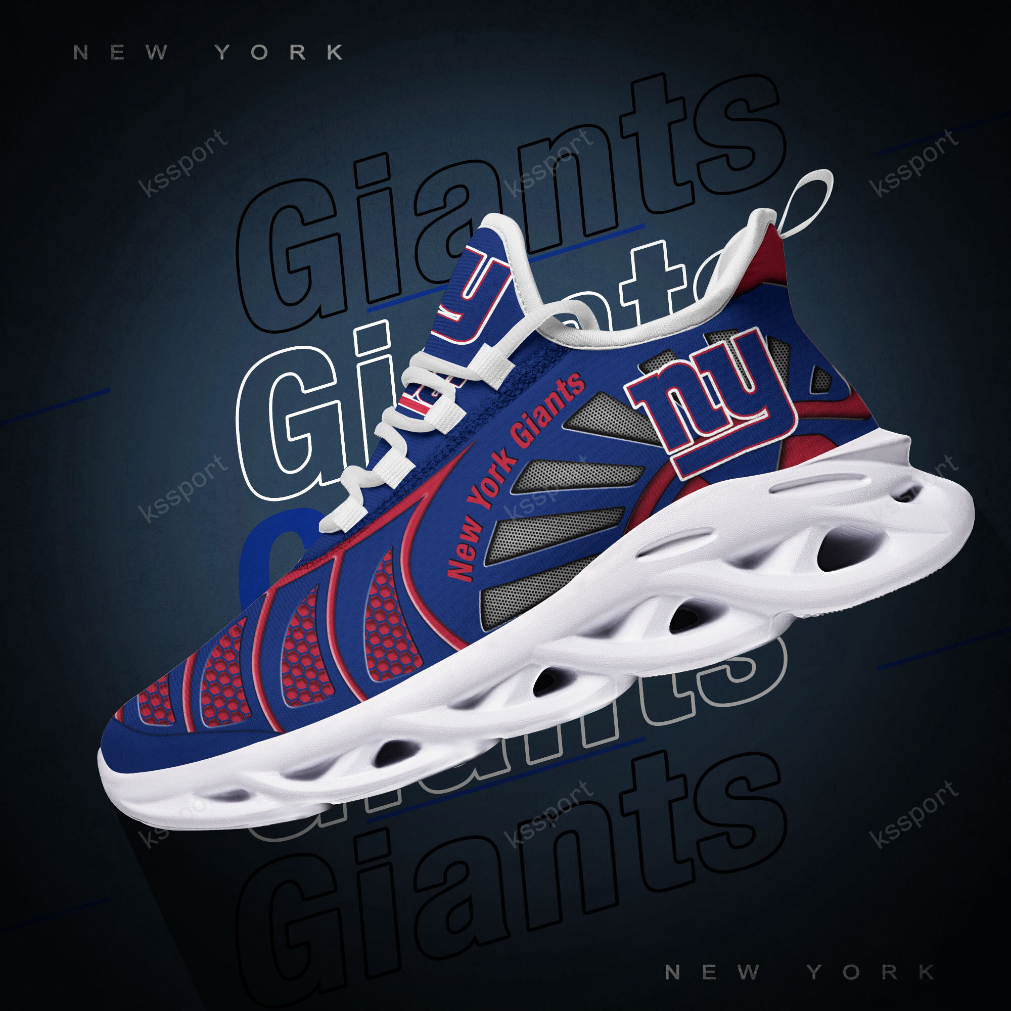 New York Giants NFL Max Soul Shoes Sneakers For Men And Women