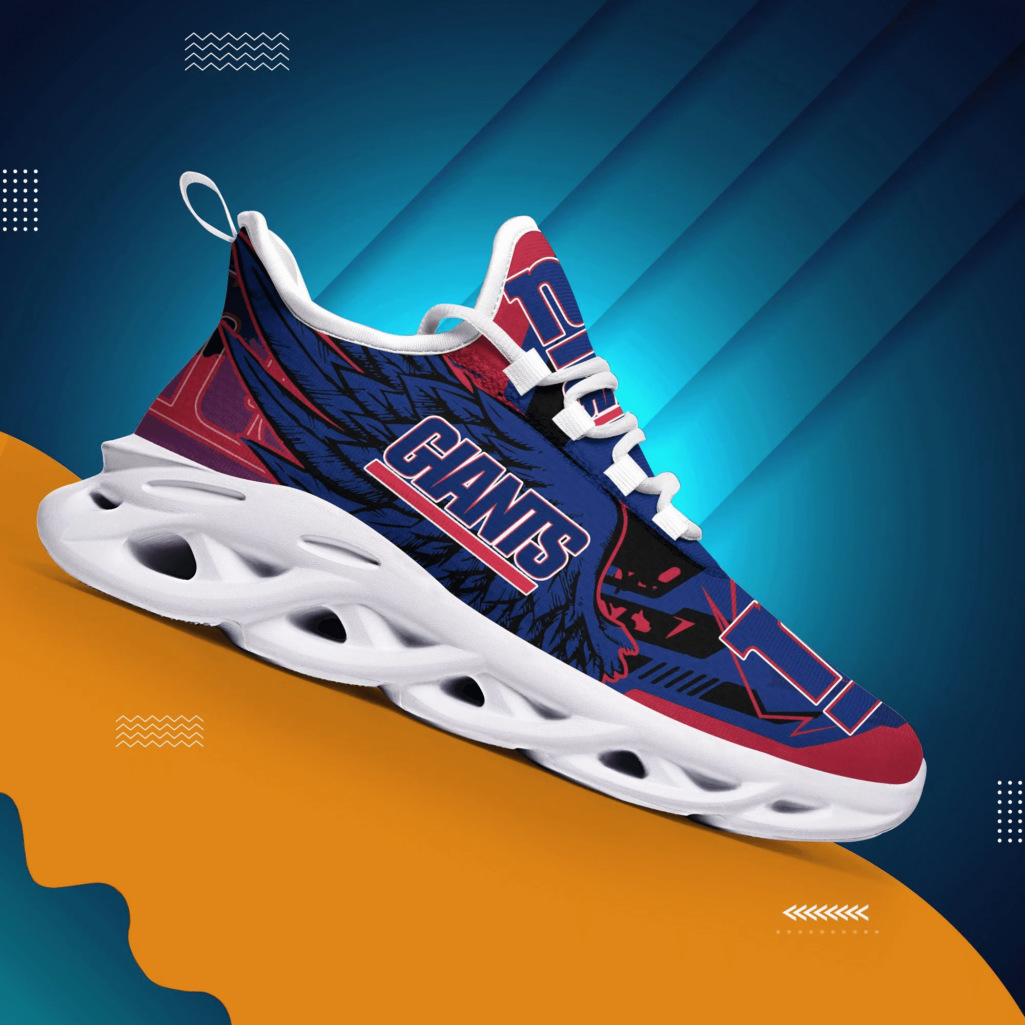 New York Giants NFL Max Soul Shoes Sneakers For Men And Women