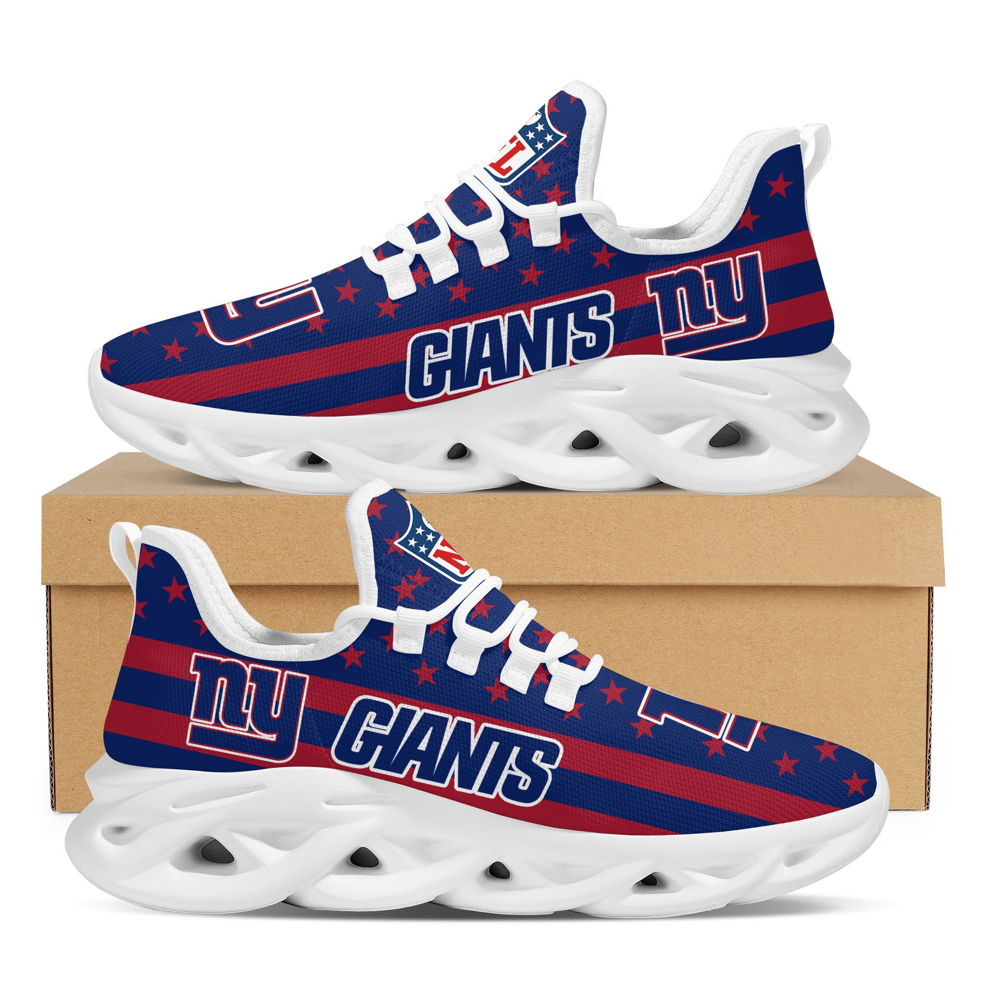 New York Giants NFL Max Soul Shoes Sneakers For Men And Women