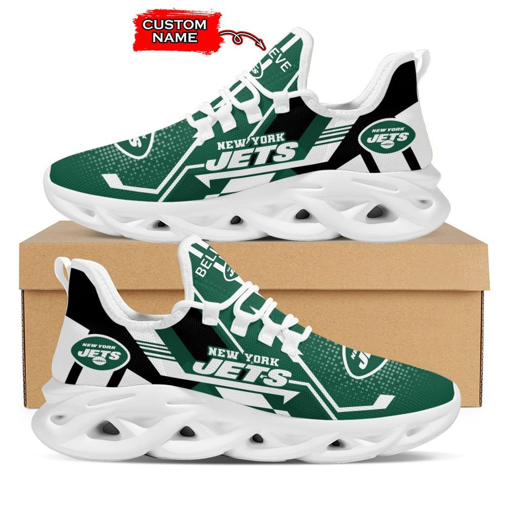 New York Jets Max Soul Shoes Sneakers For Men And Women