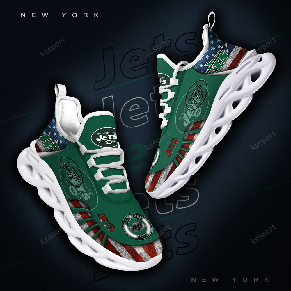 New York Jets Max Soul Shoes Sneakers For Men And Women