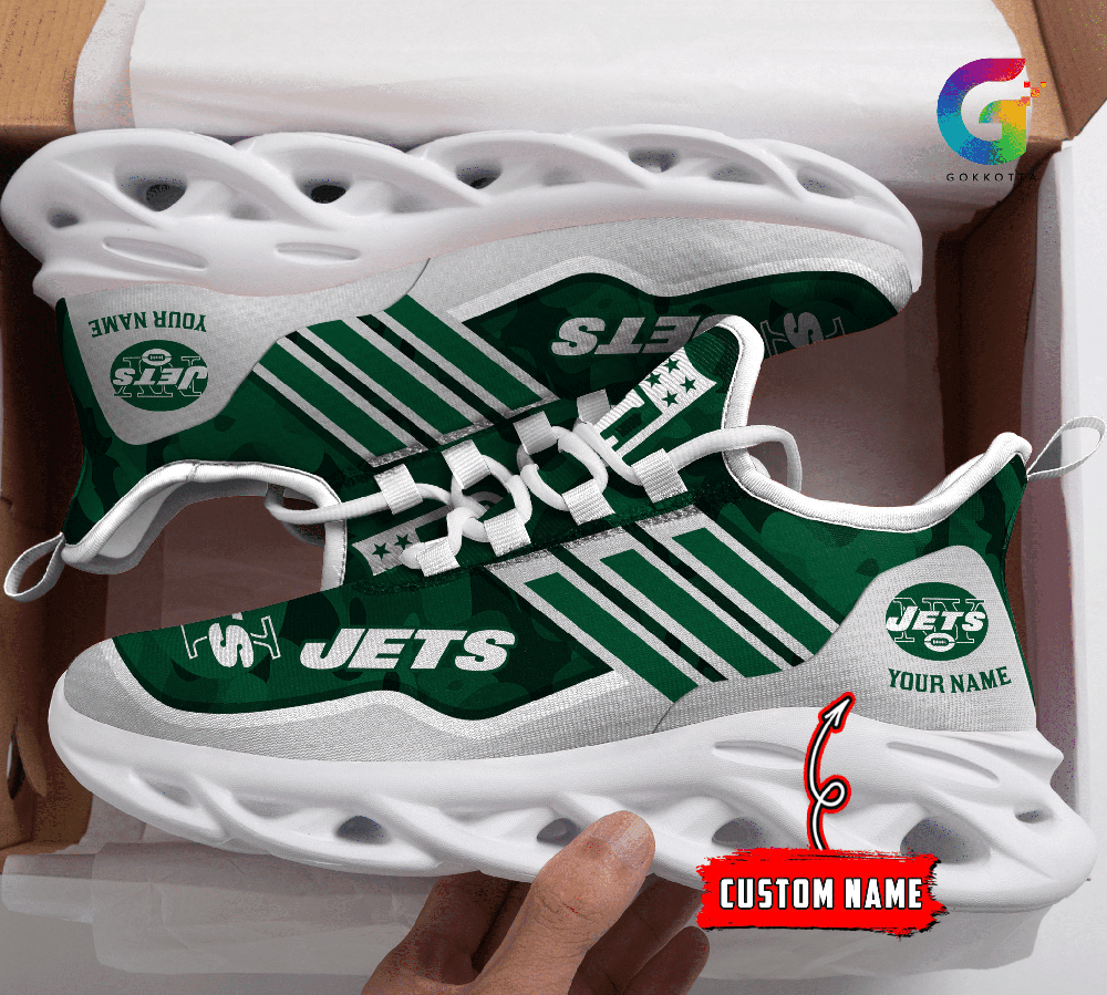 New York Jets Max Soul Shoes Sneakers For Men And Women