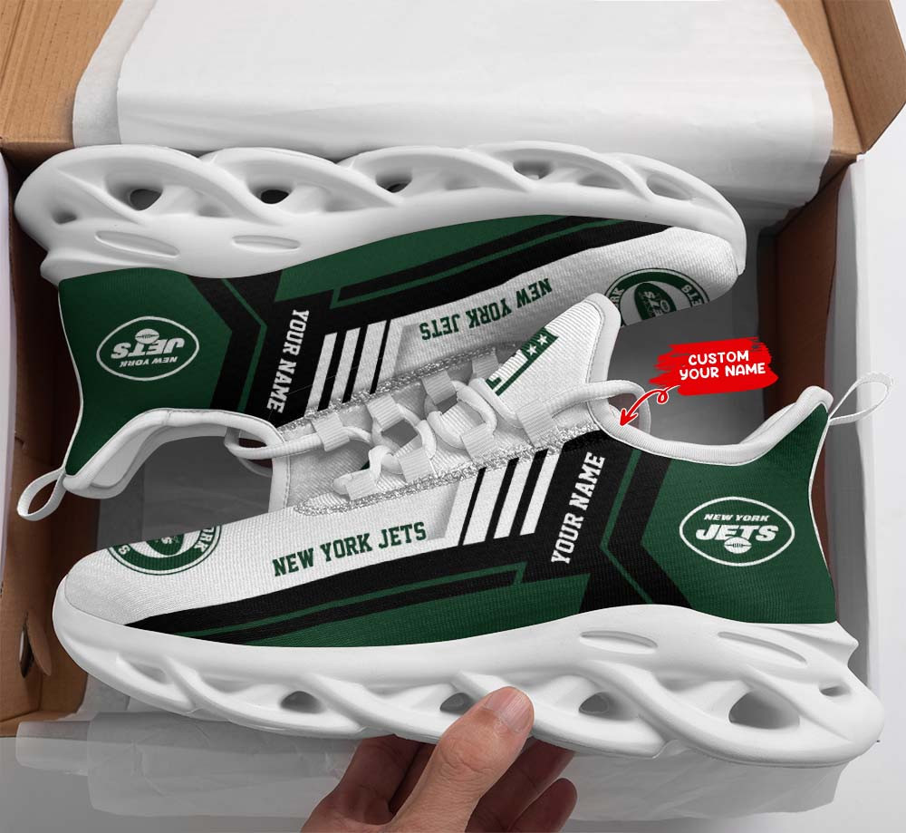 New York Jets Max Soul Shoes Sneakers For Men And Women