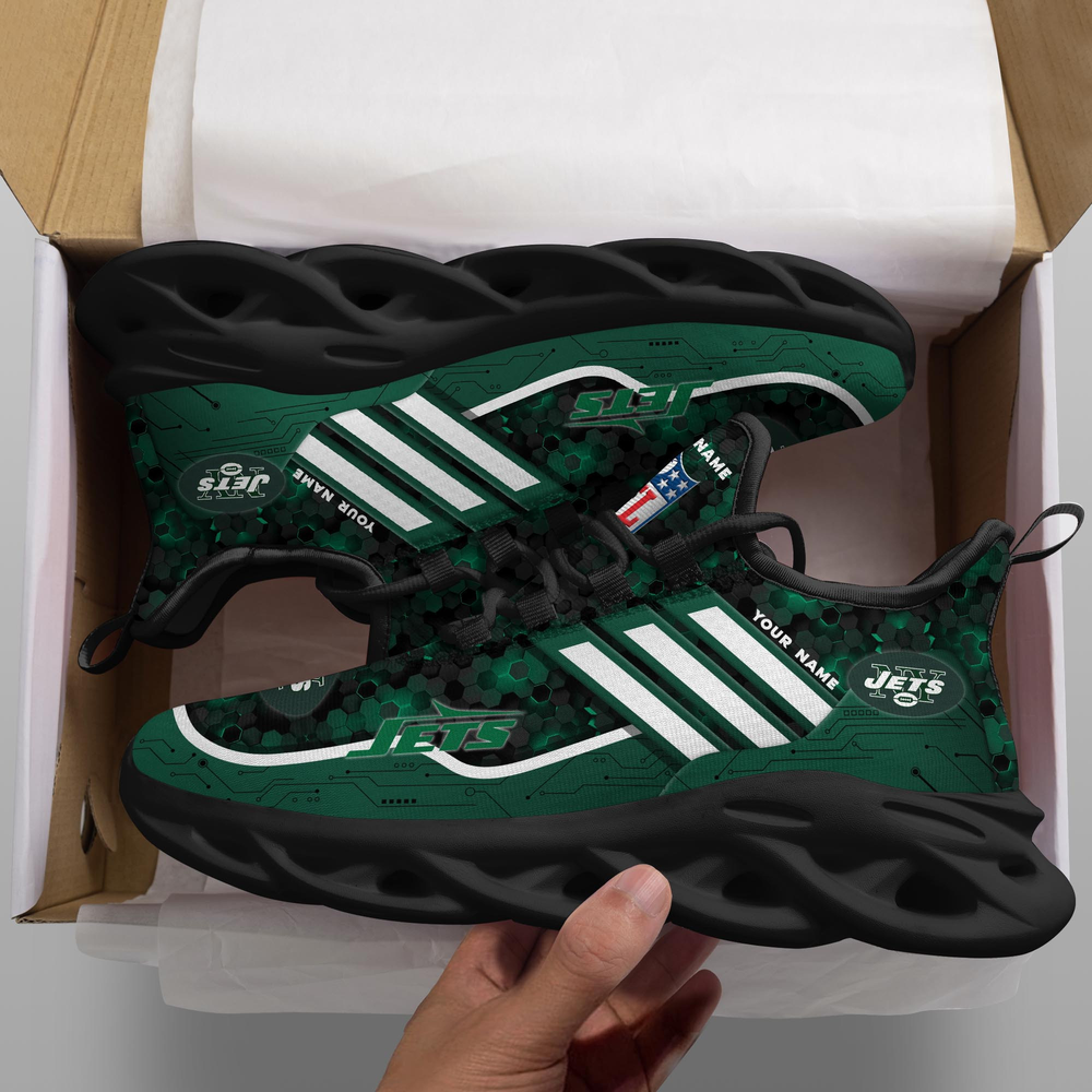 New York Jets Max Soul Shoes Sneakers For Men And Women