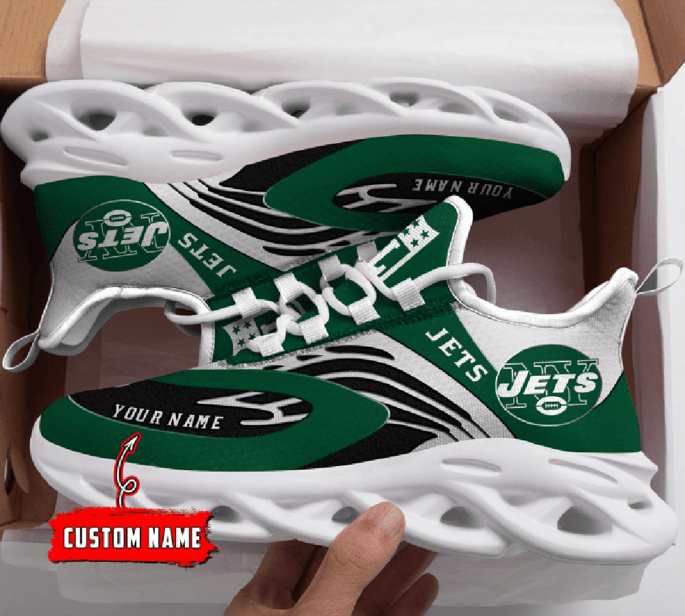 New York Jets Max Soul Shoes Sneakers For Men And Women