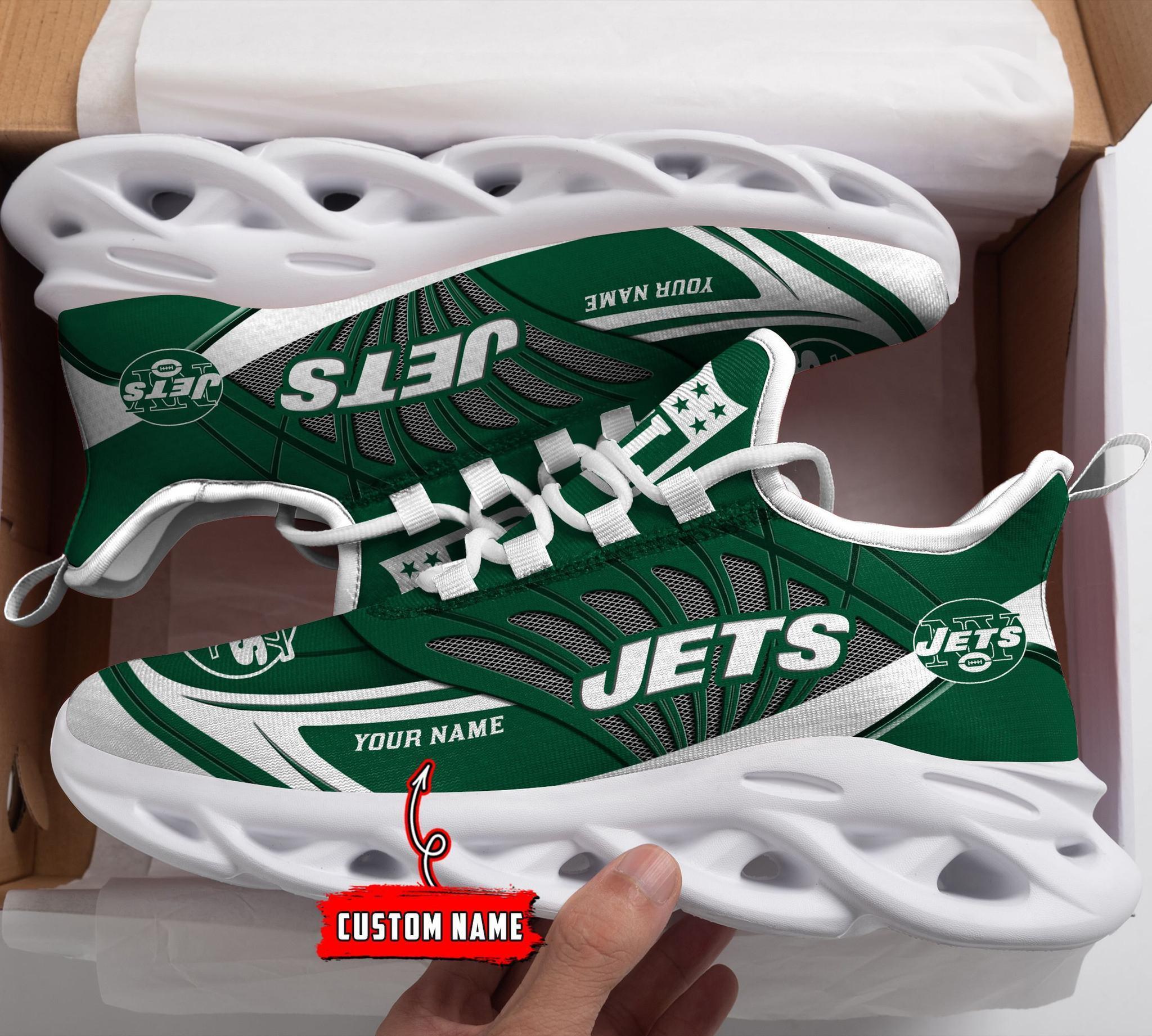 New York Jets Max Soul Shoes Sneakers For Men And Women
