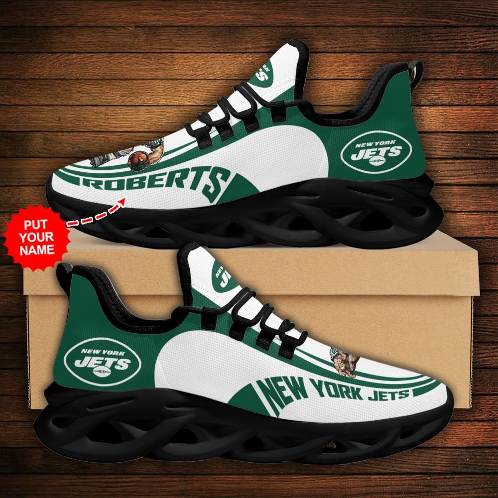 New York Jets Max Soul Shoes Sneakers For Men And Women