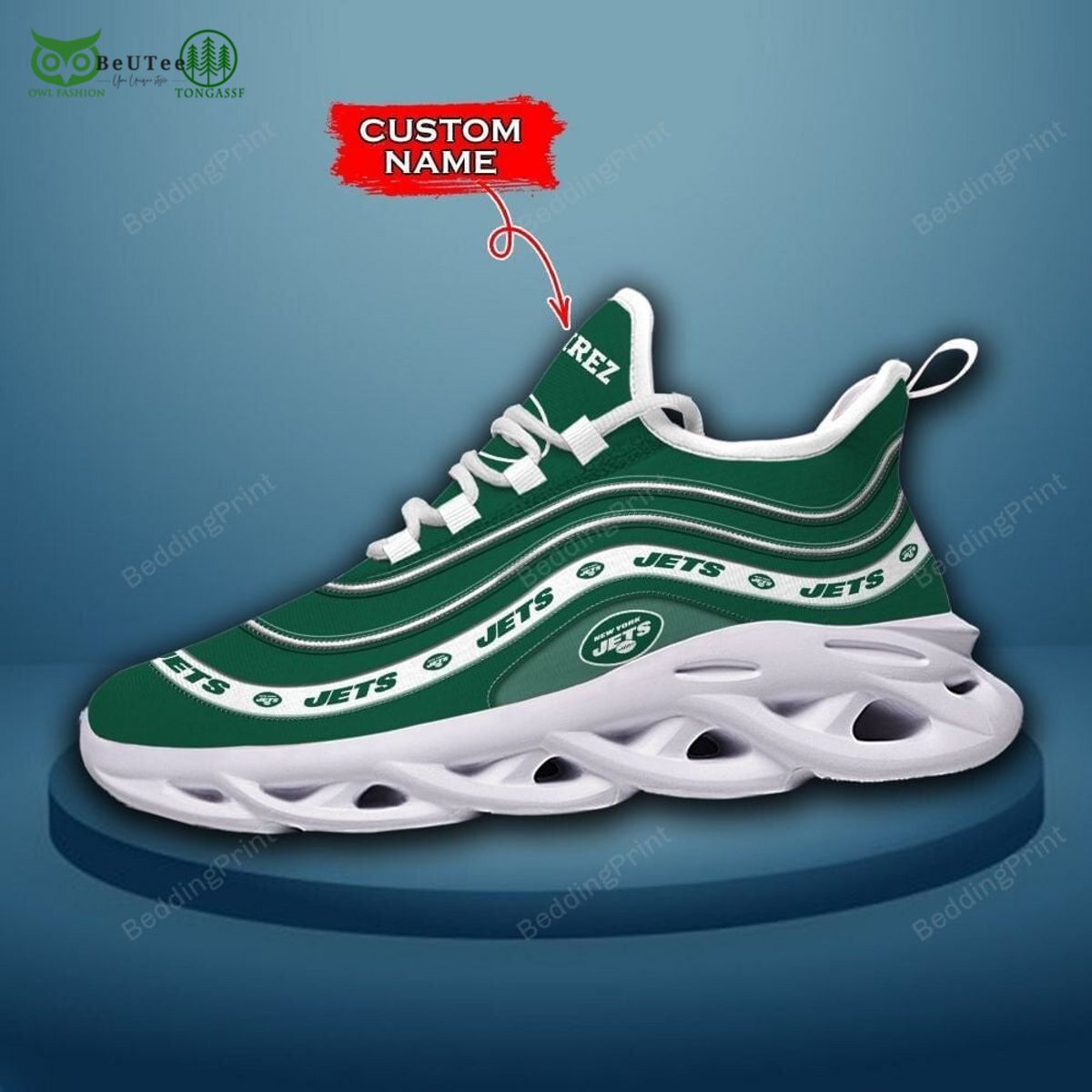 New York Jets Max Soul Shoes Sneakers For Men And Women