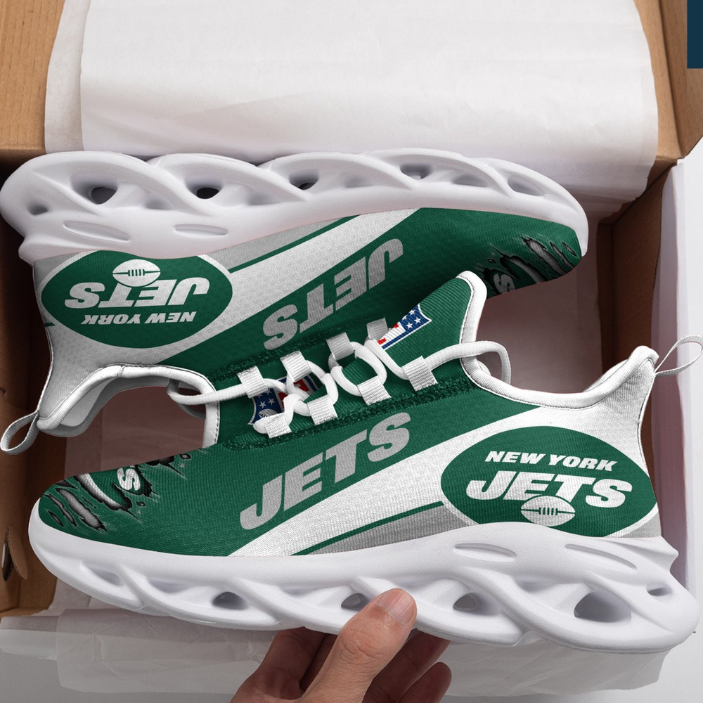 New York Jets Max Soul Shoes Sneakers For Men And Women