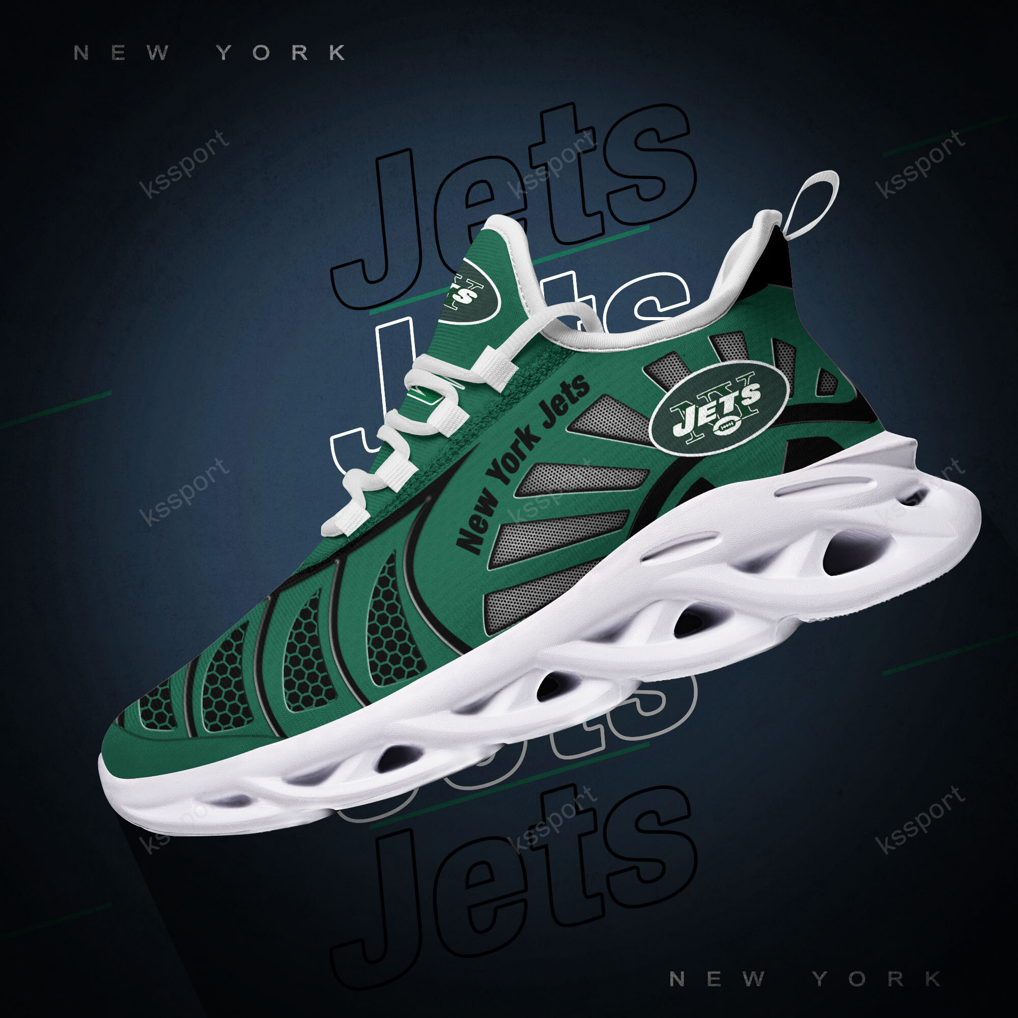 New York Jets NFL Max Soul Shoes Sneakers For Men And Women