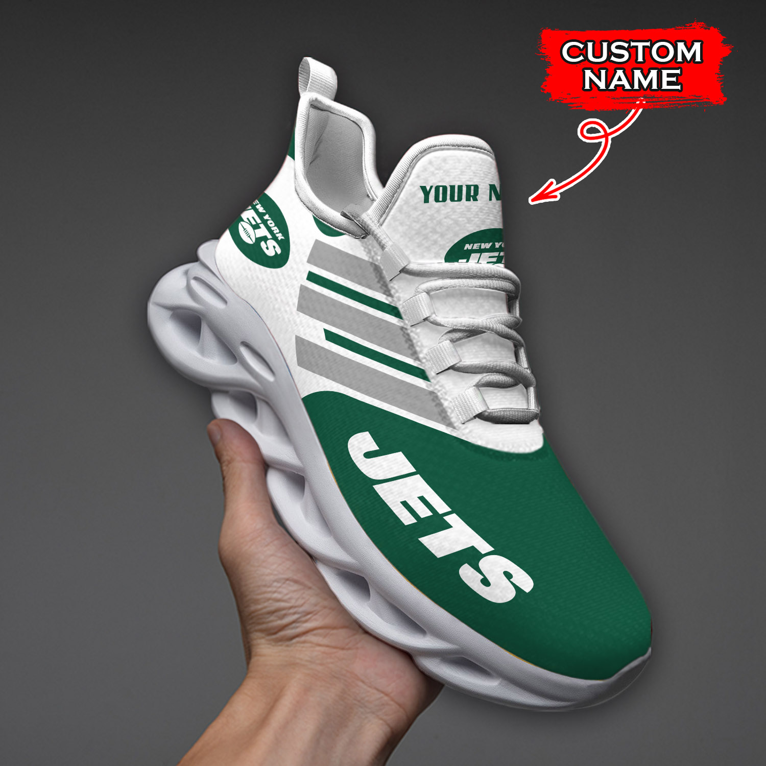 New York Jets NFL Max Soul Shoes Sneakers For Men And Women