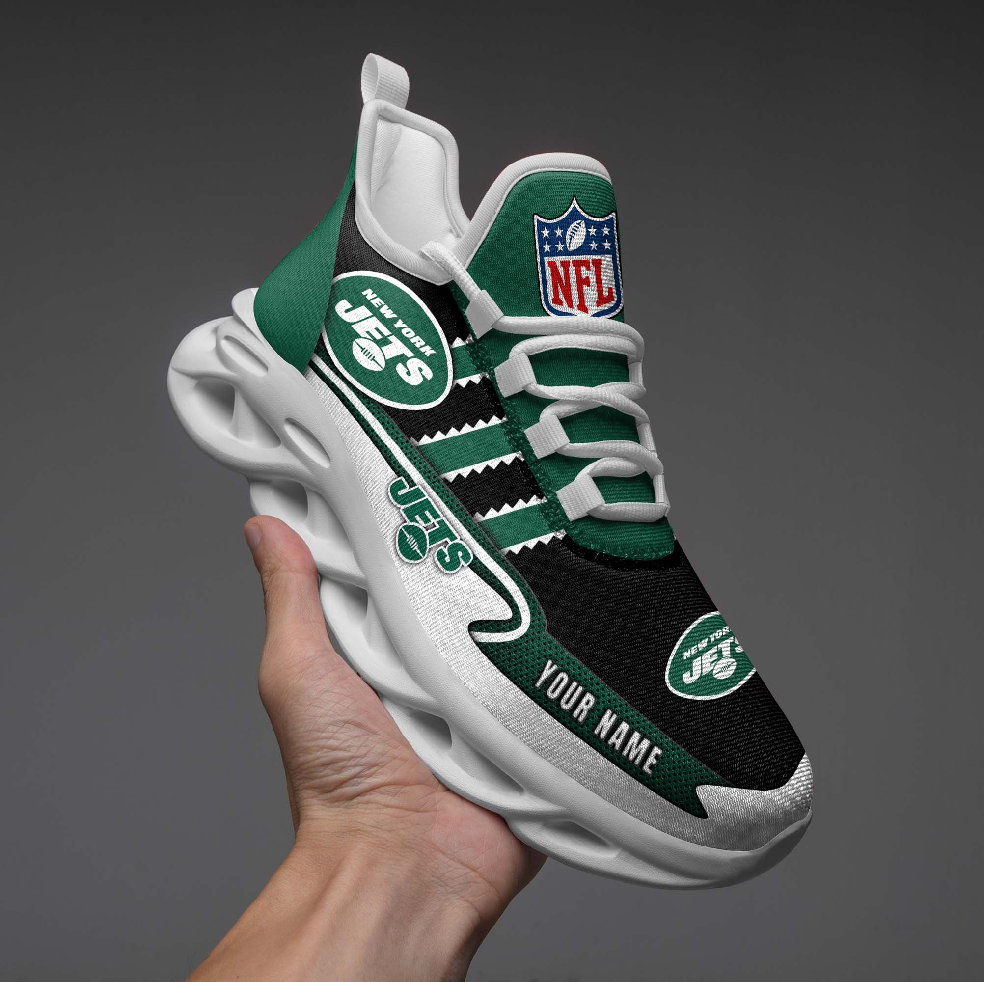 New York Jets NFL Max Soul Shoes Sneakers For Men And Women