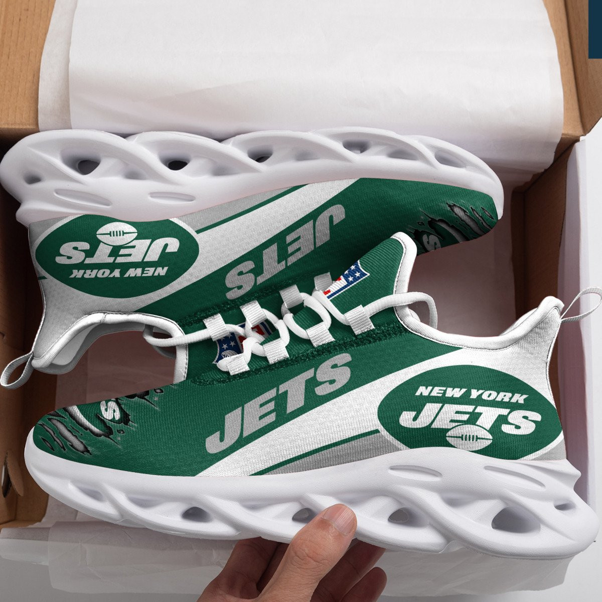 New York Jets NFL Max Soul Shoes Sneakers For Men And Women