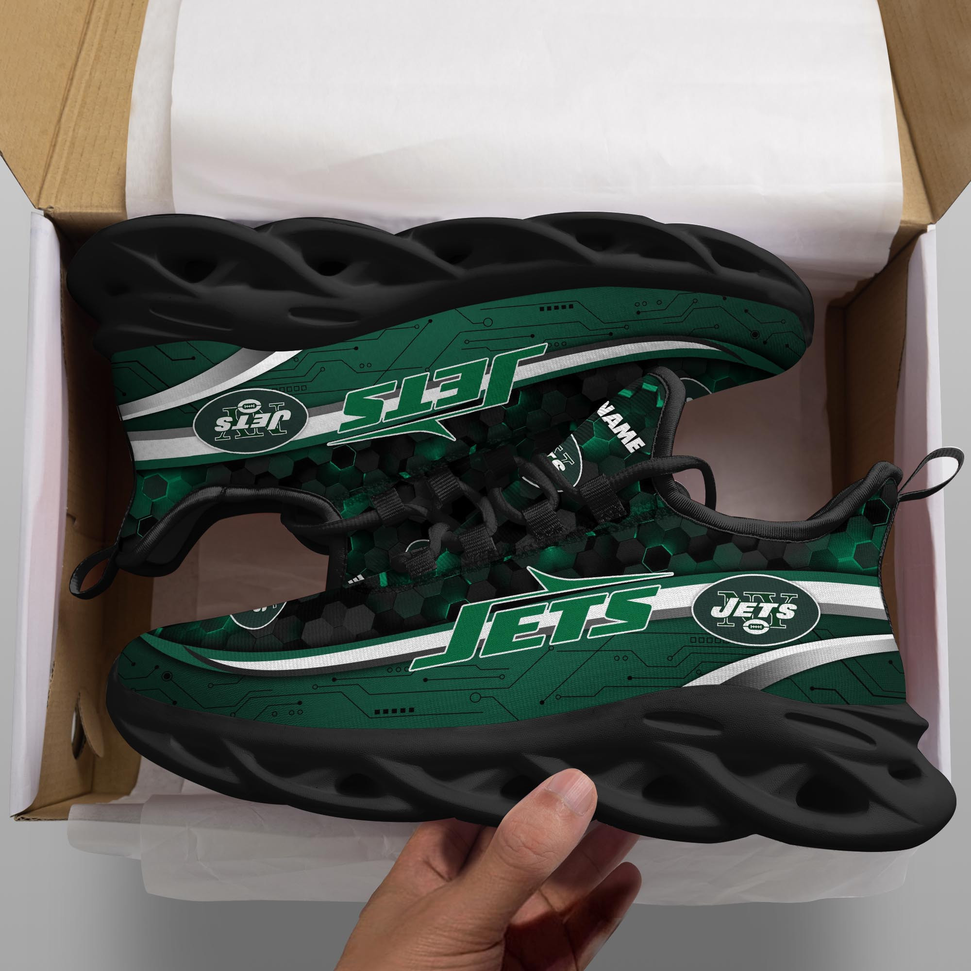 New York Jets NFL Max Soul Shoes Sneakers For Men And Women