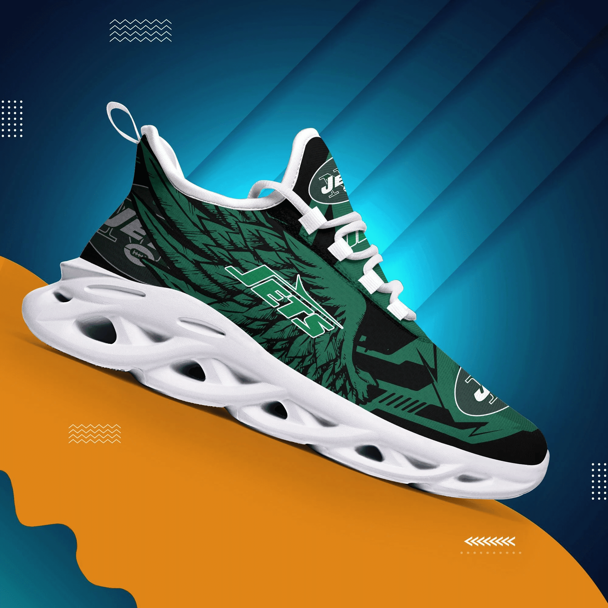 New York Jets NFL Max Soul Shoes Sneakers For Men And Women