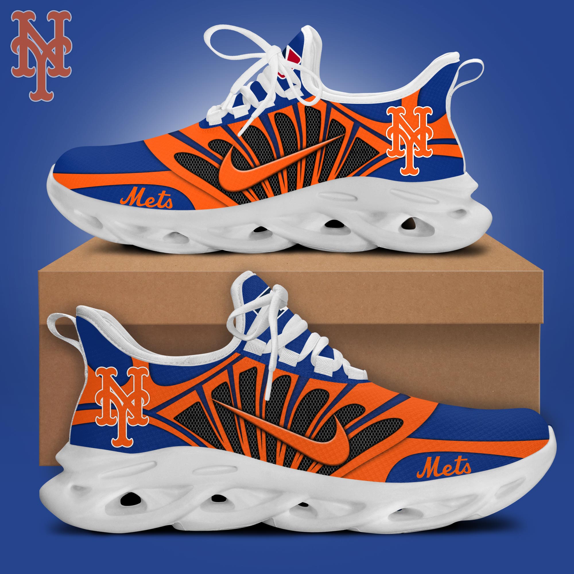 New York Mets Max Soul Shoes Sneakers For Men And Women