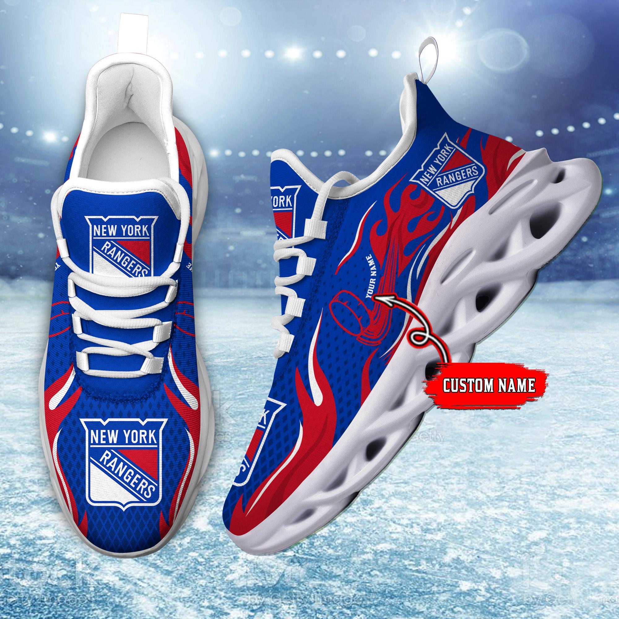New York Rangers Max Soul Shoes Sneakers For Men And Women