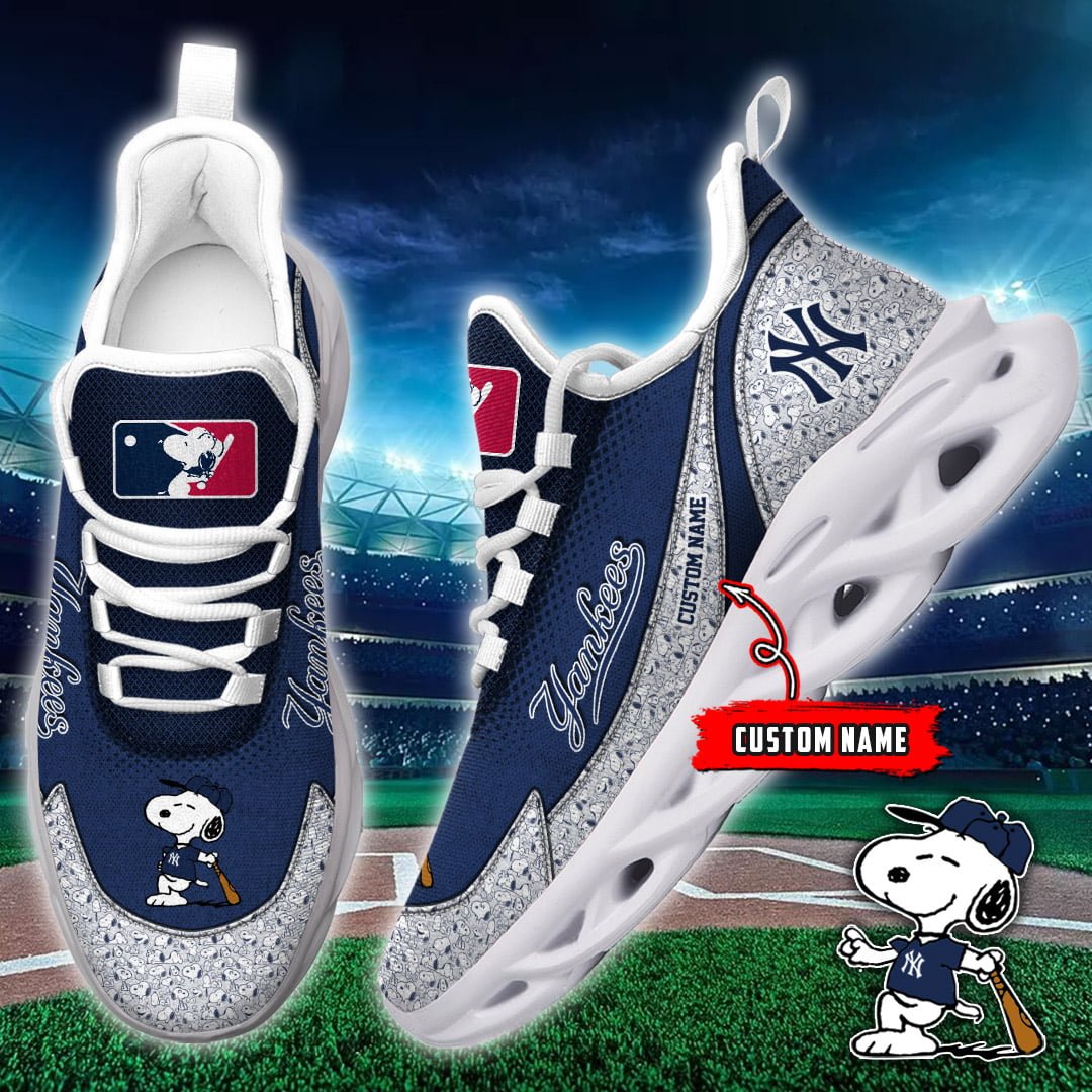 New York Yankees MLB Max Soul Shoes Sneakers For Men And Women